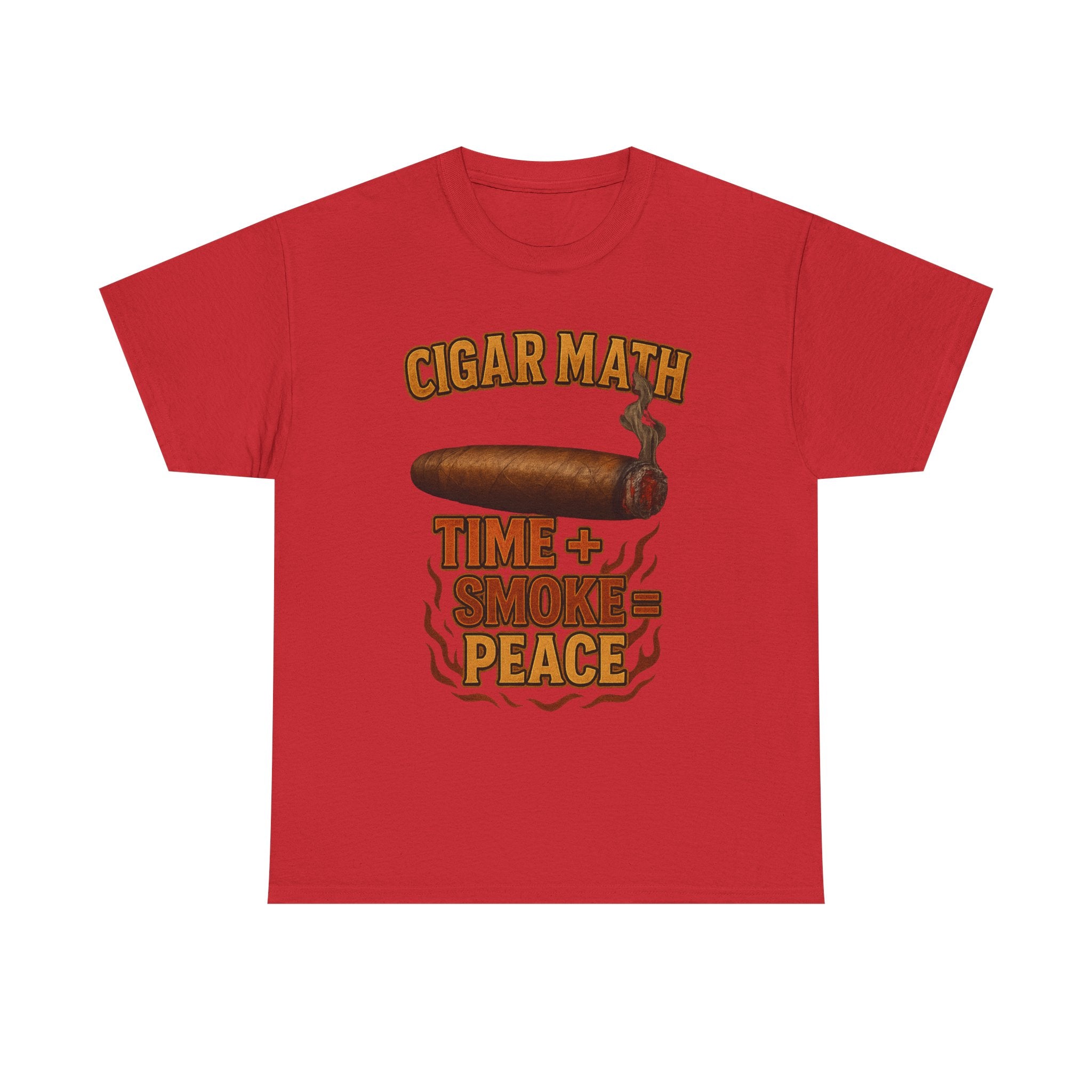 Cigar Math: Time + Smoke = Peace Tee
