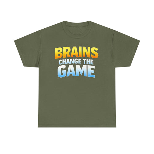 Brains Change The Game tee