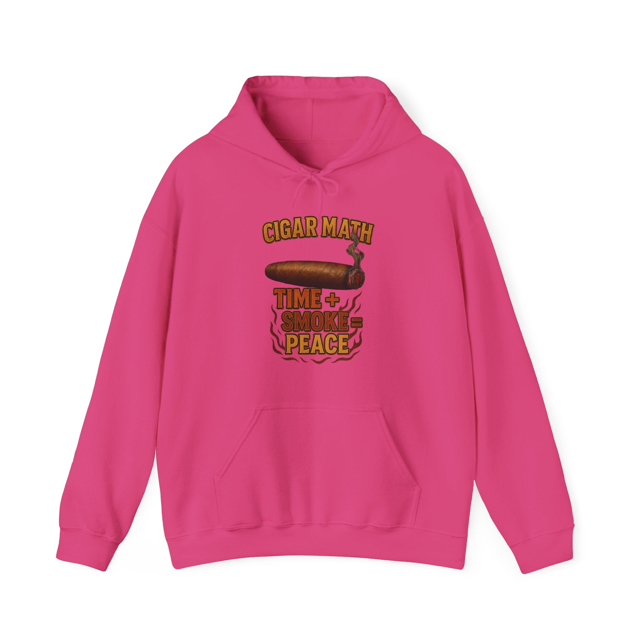 Cigar Math: Time + Smoke = Peace Hoodie