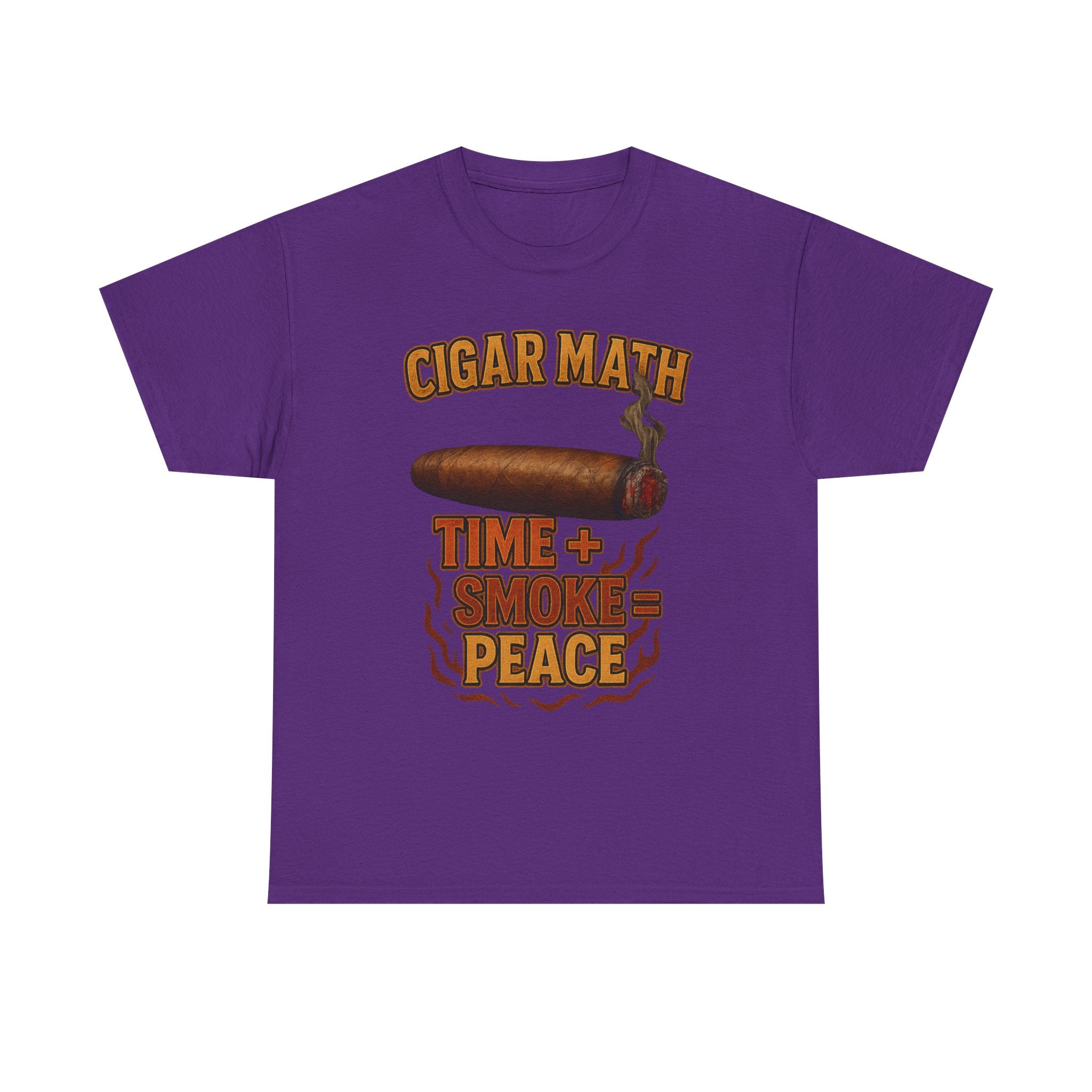 Cigar Math: Time + Smoke = Peace Tee