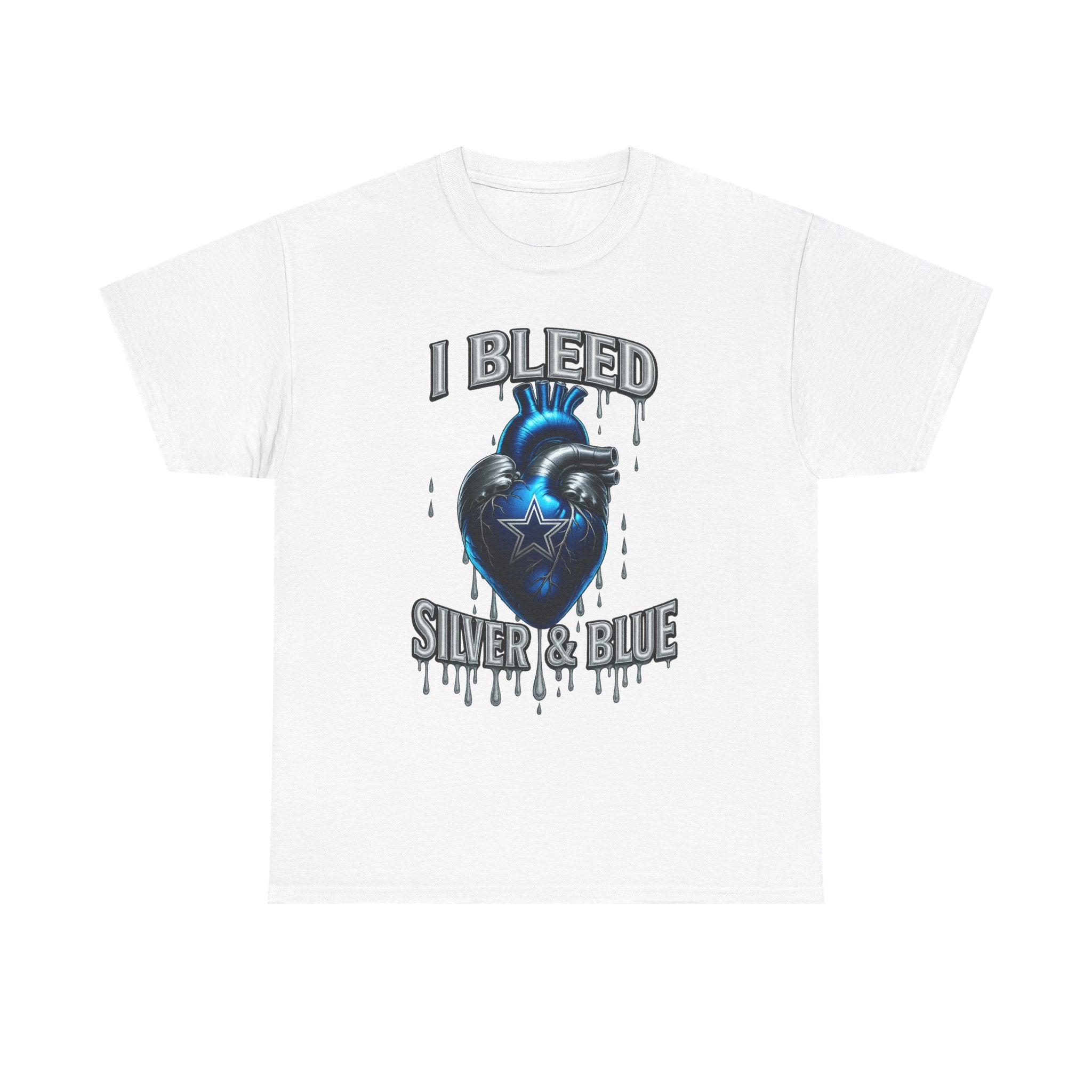 I Bleed Silver & Blue Tee