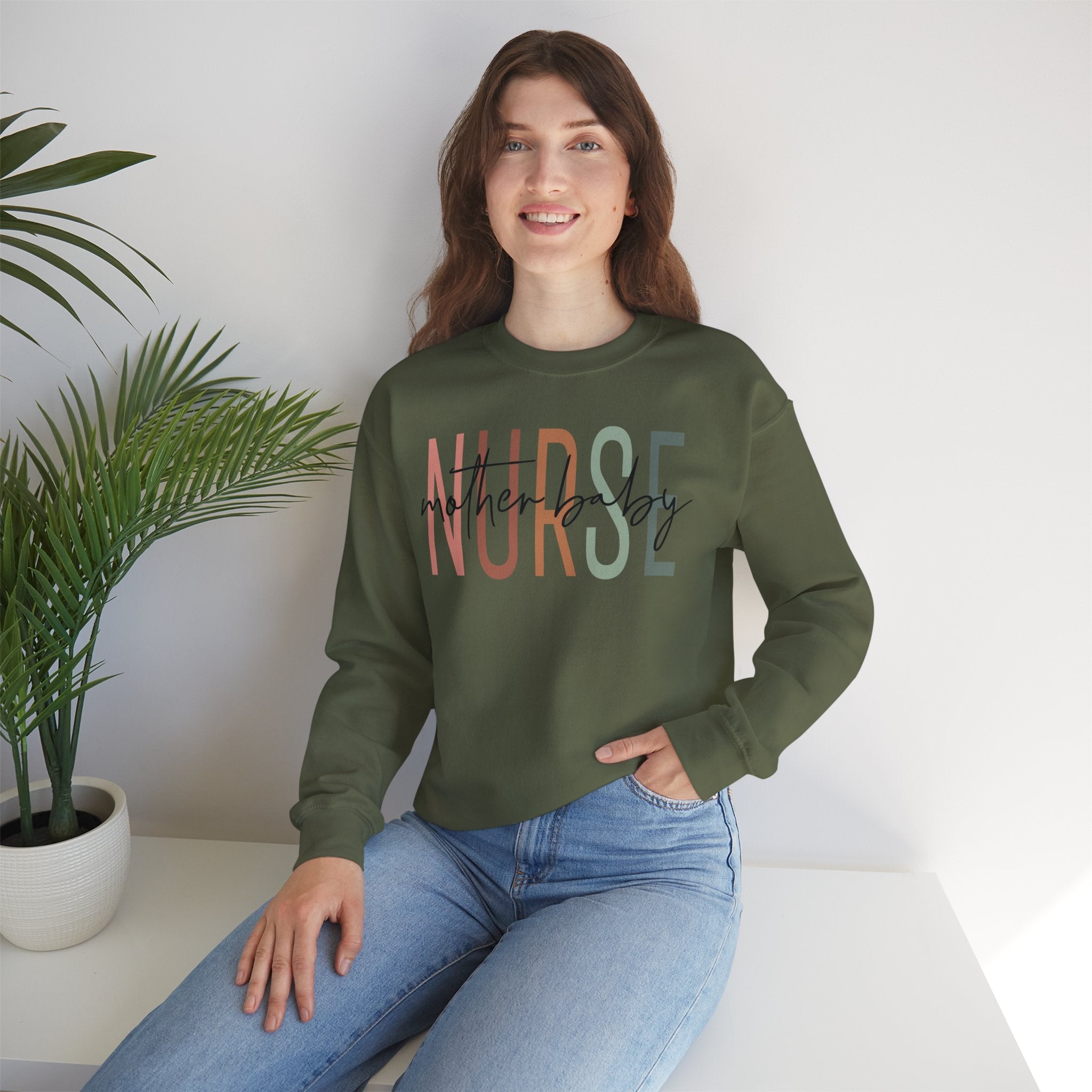 Mother Baby Nurse Sweatshirt