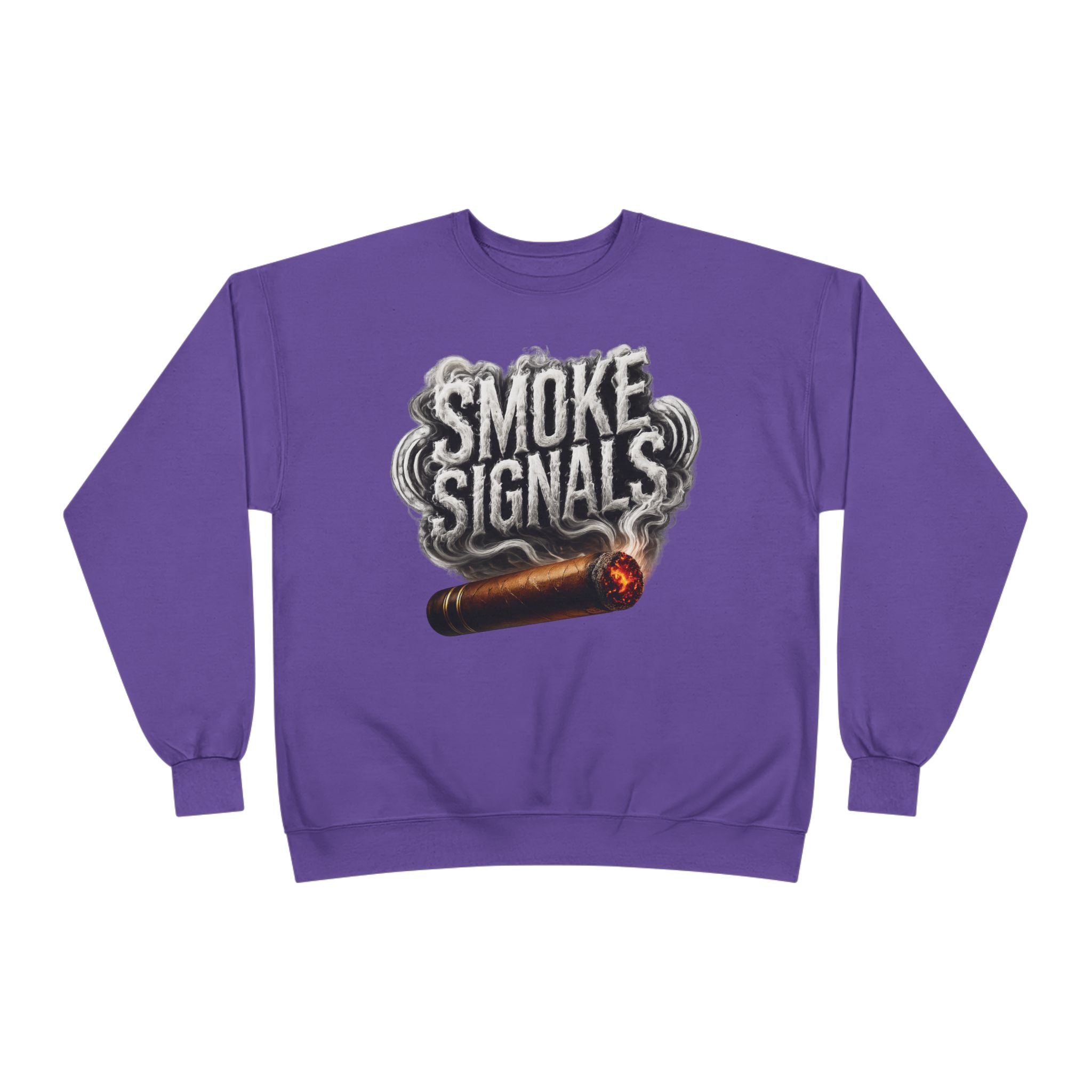 Smoke Signals Crewneck Sweatshirt  with Pockets