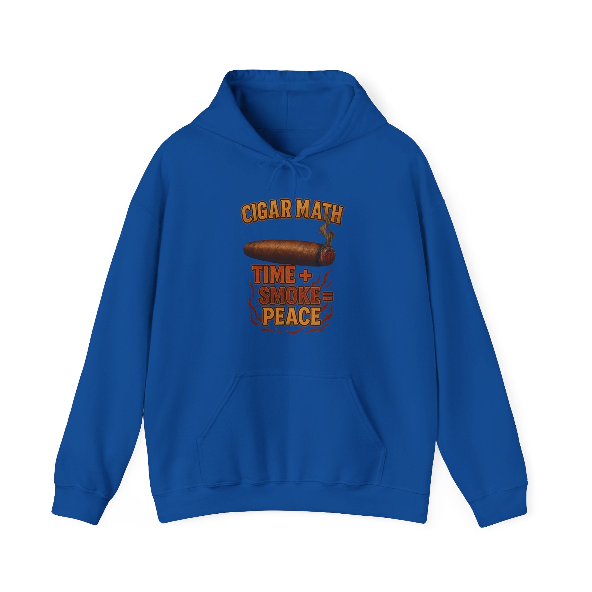 Cigar Math: Time + Smoke = Peace Hoodie