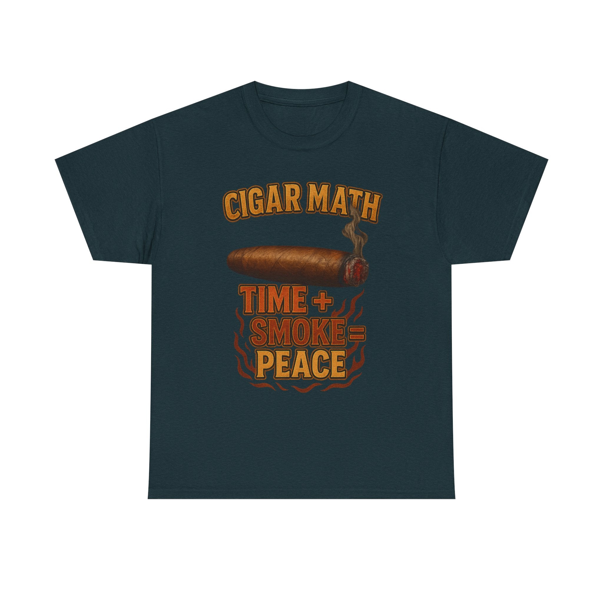 Cigar Math: Time + Smoke = Peace Tee