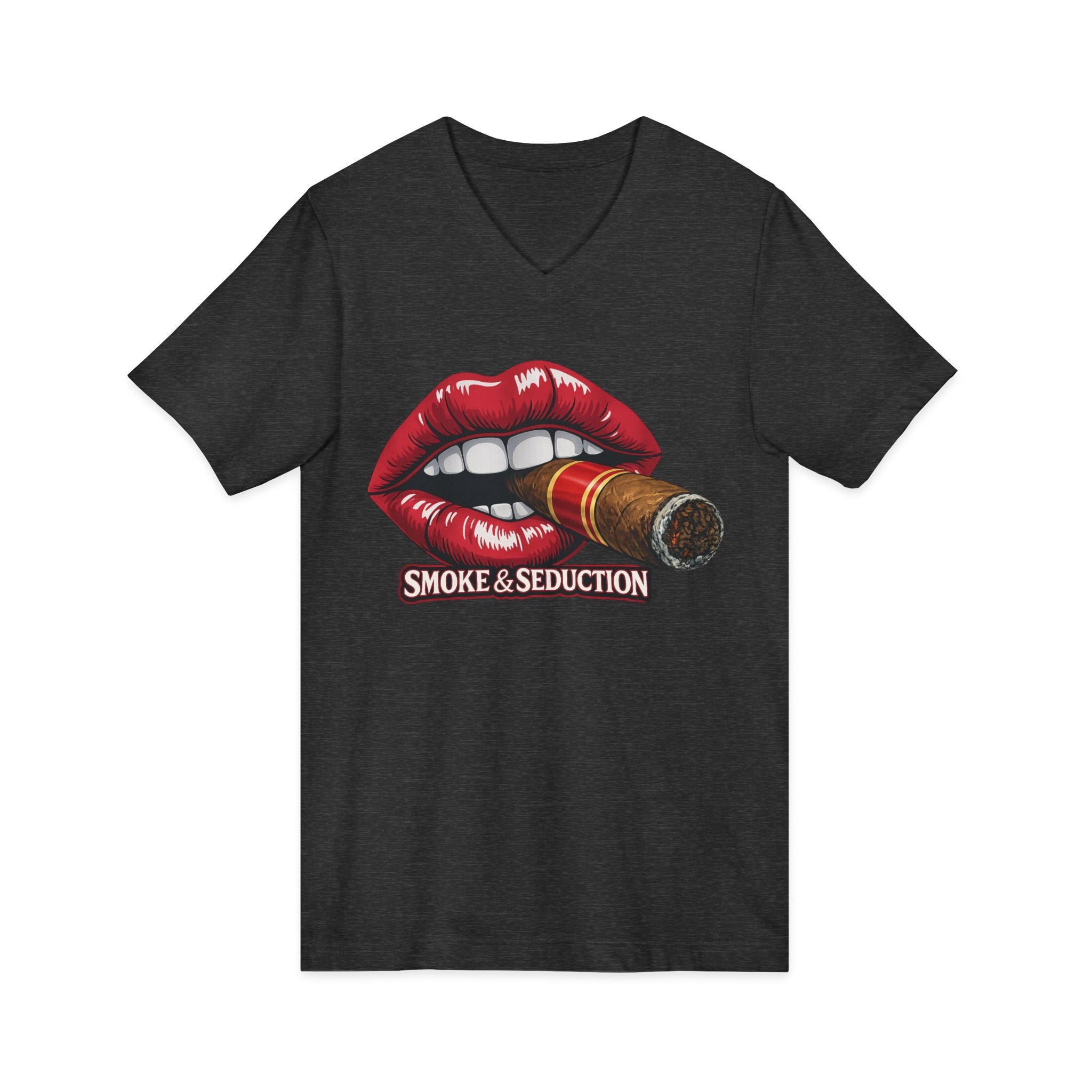 Ladies Smoke & Seduction V-Neck Tee