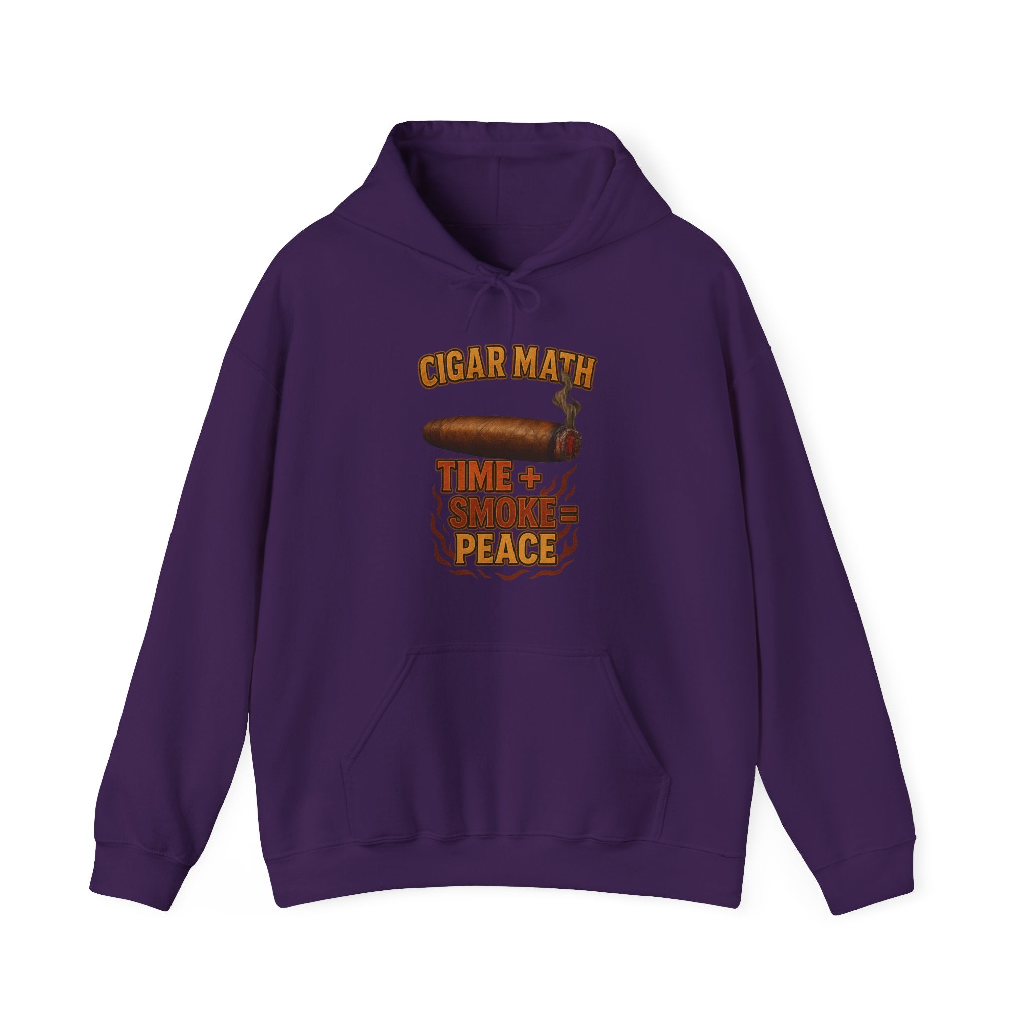Cigar Math: Time + Smoke = Peace Hoodie