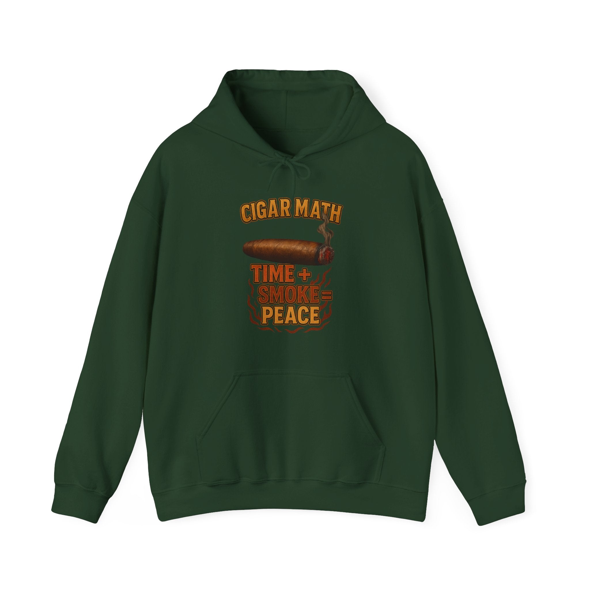 Cigar Math: Time + Smoke = Peace Hoodie
