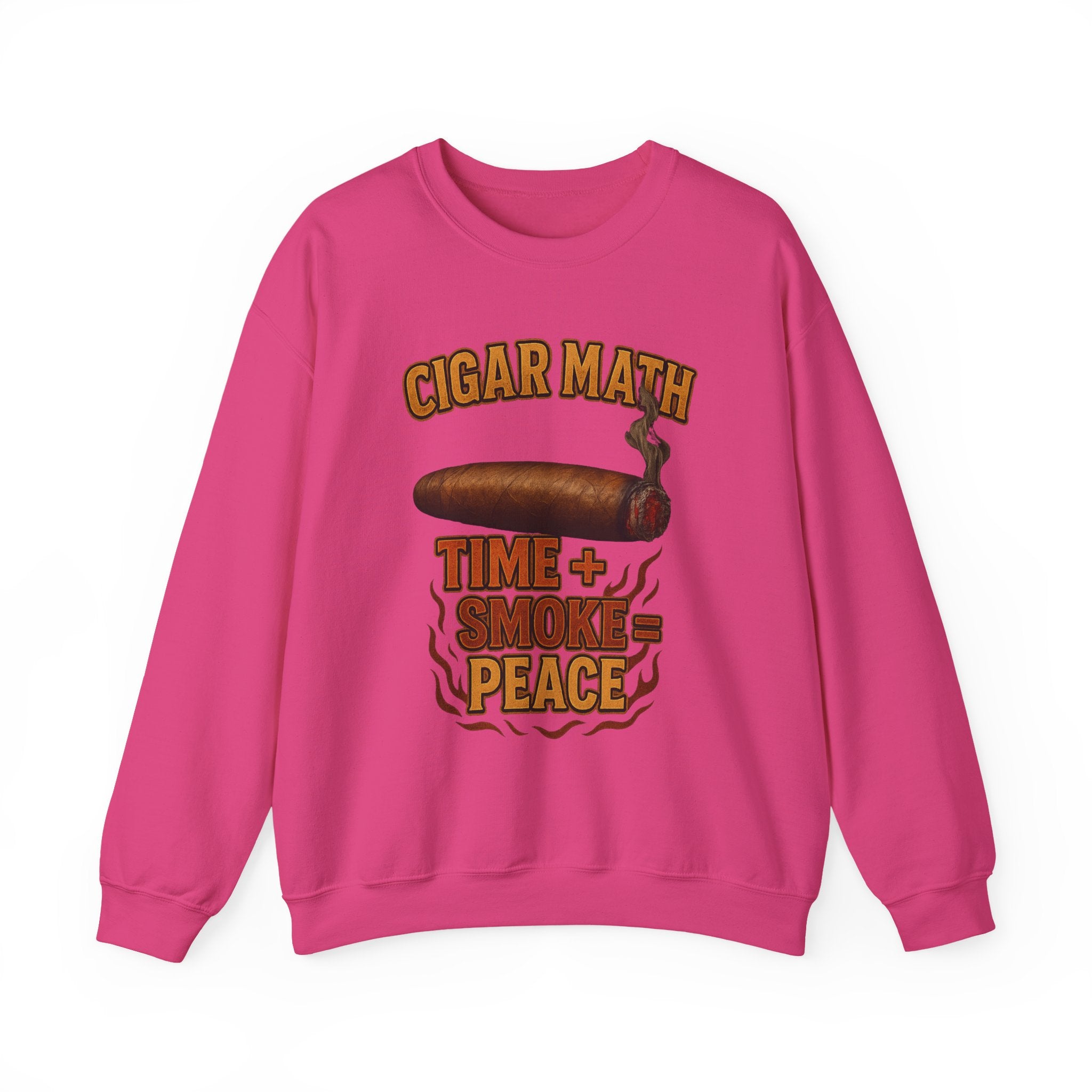 Cigar Math: Time + Smoke = Peace Sweatshirt