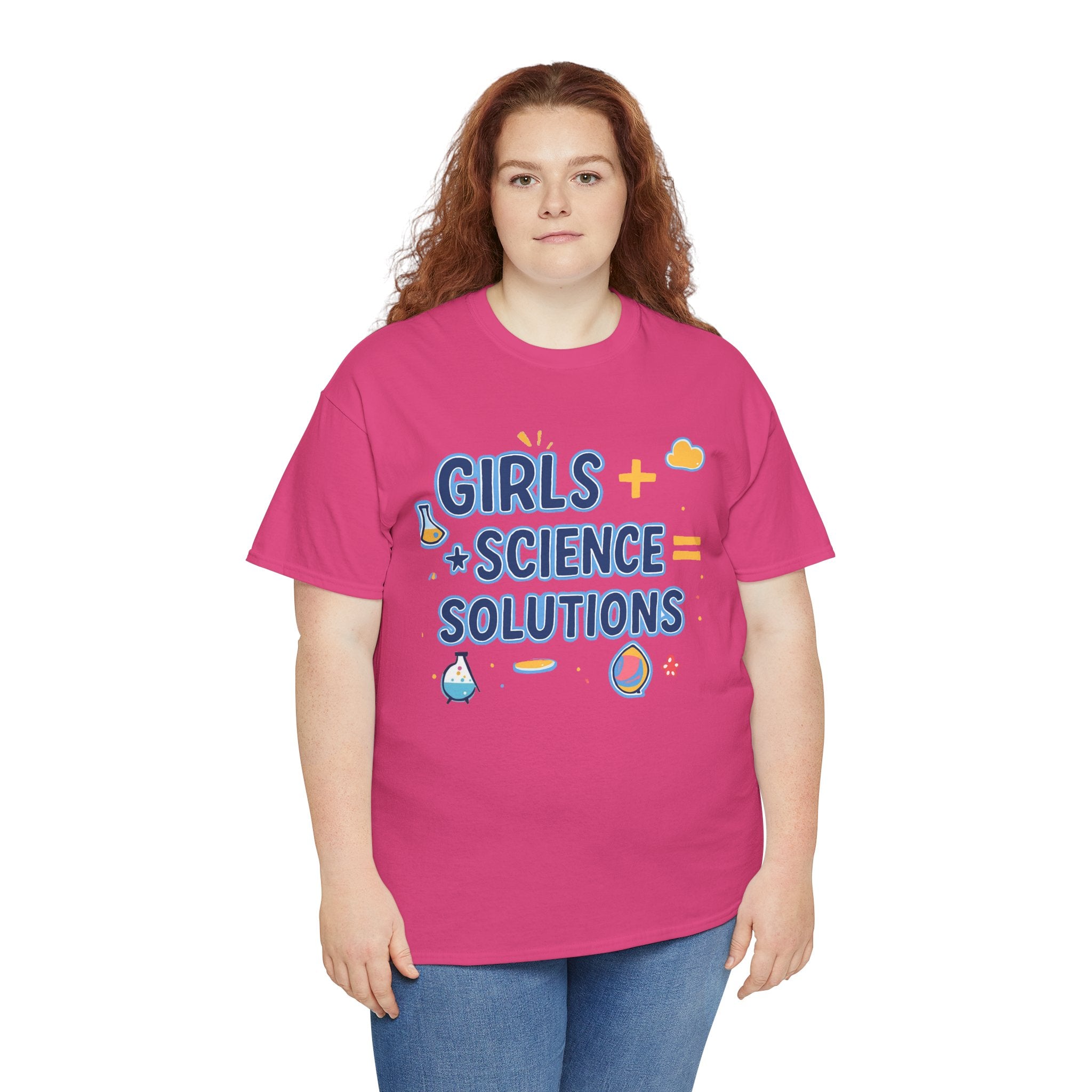 Girls + Science = Solutions Adult Tee