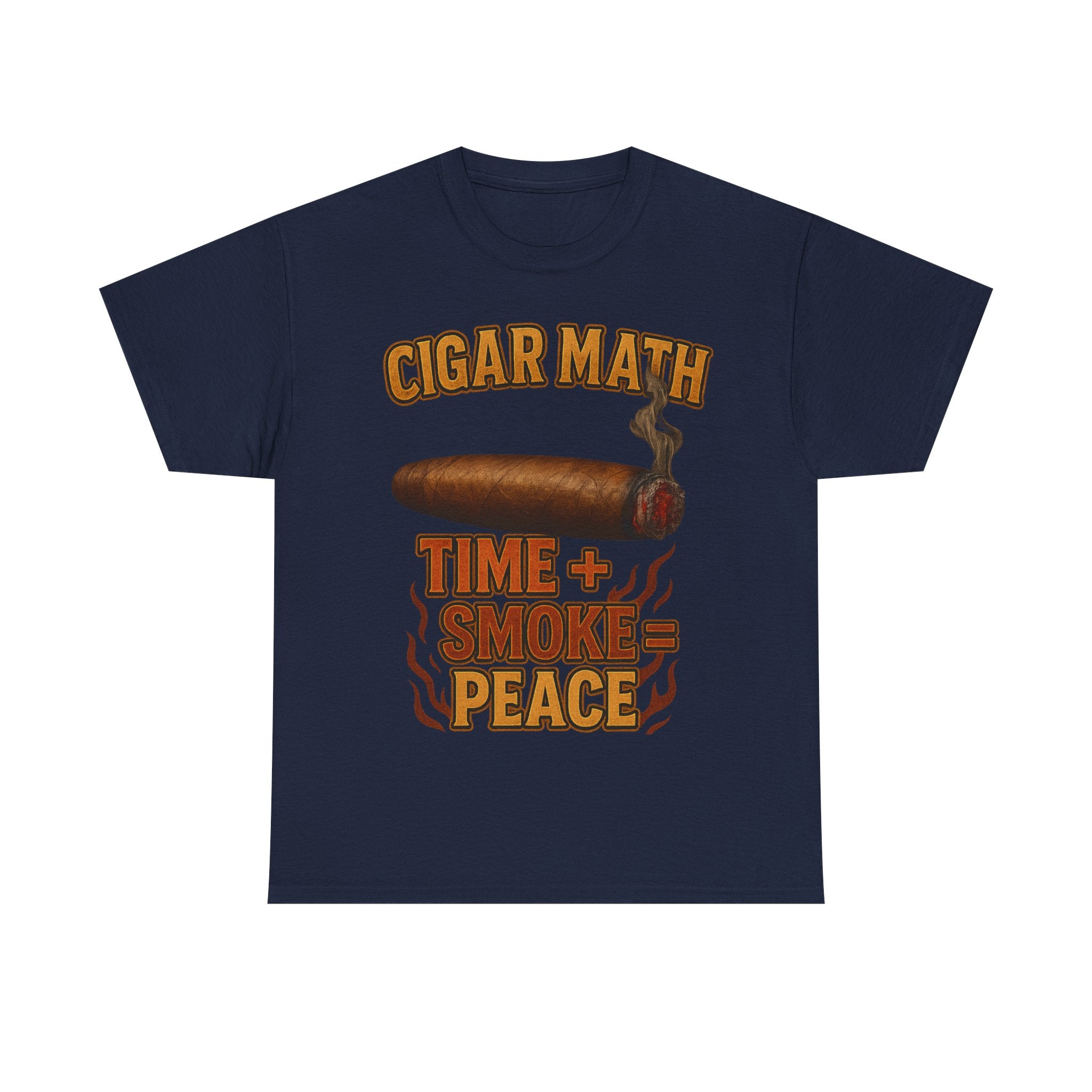Cigar Math: Time + Smoke = Peace Tee