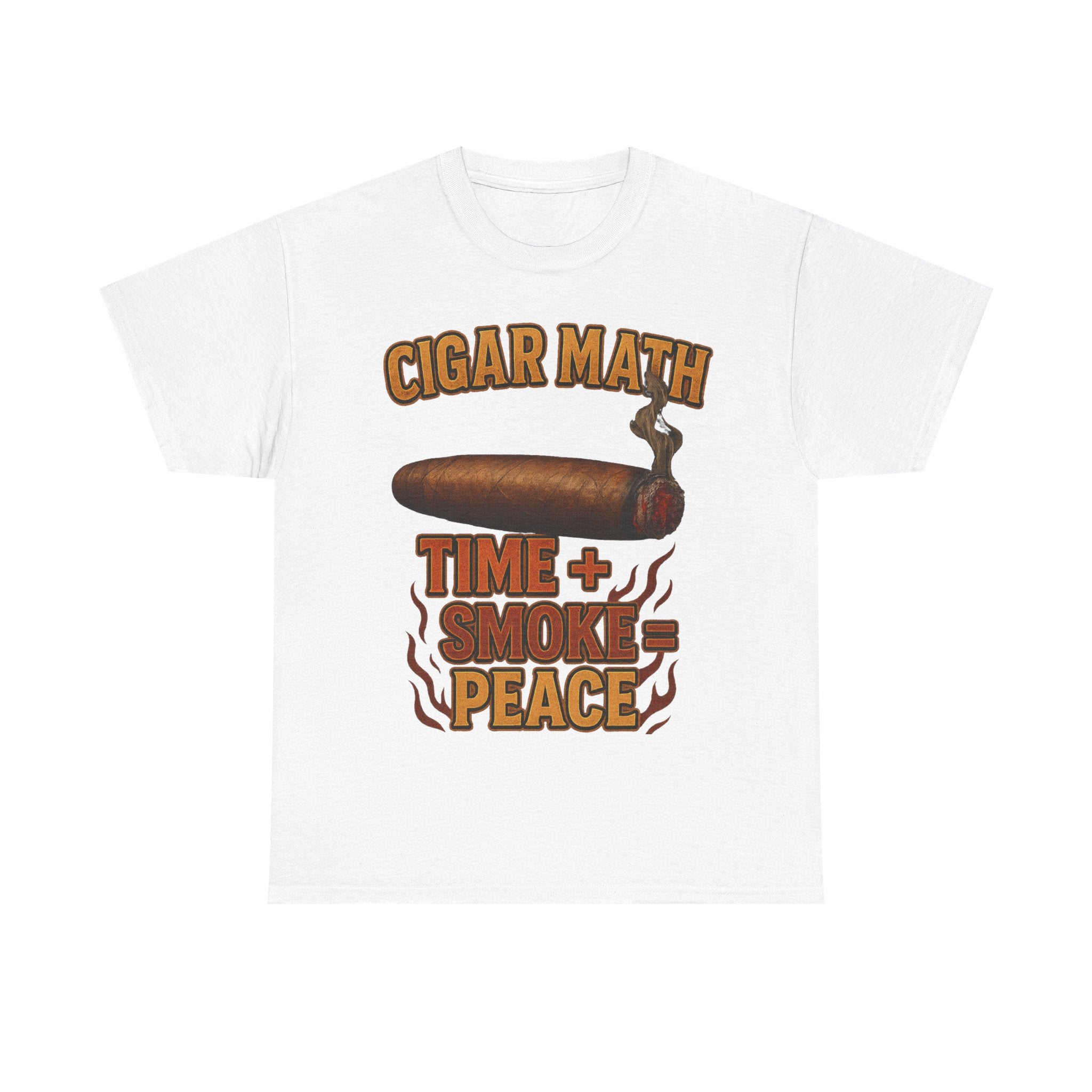 Cigar Math: Time + Smoke = Peace Tee