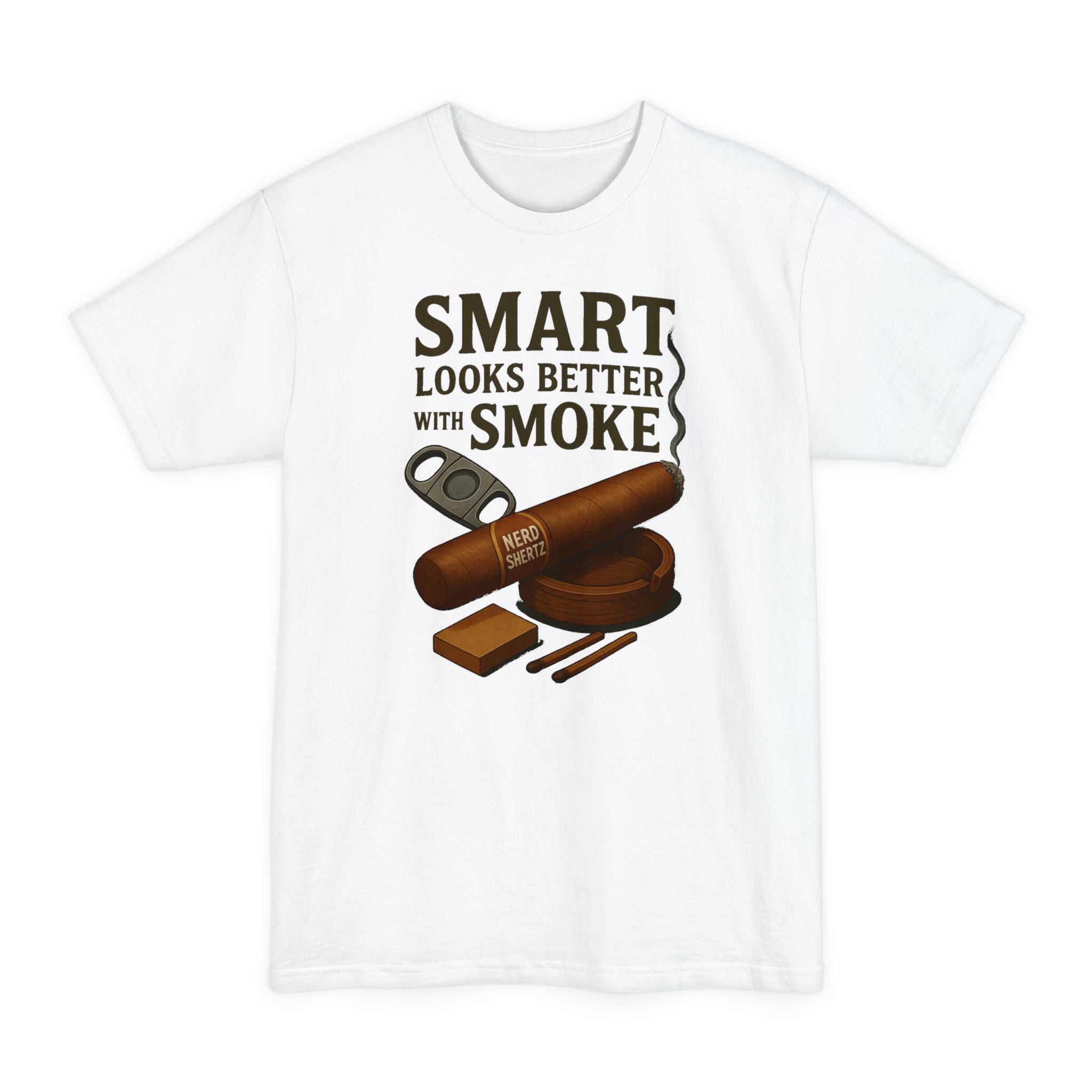 Smart Looks Better with Smoke Tall Tee