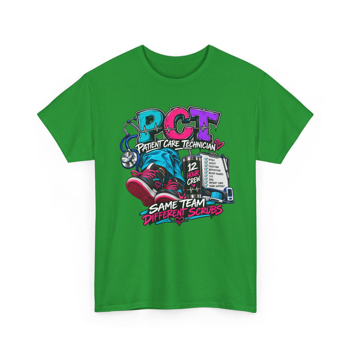 PCT Same Team Different Scrubs Tee