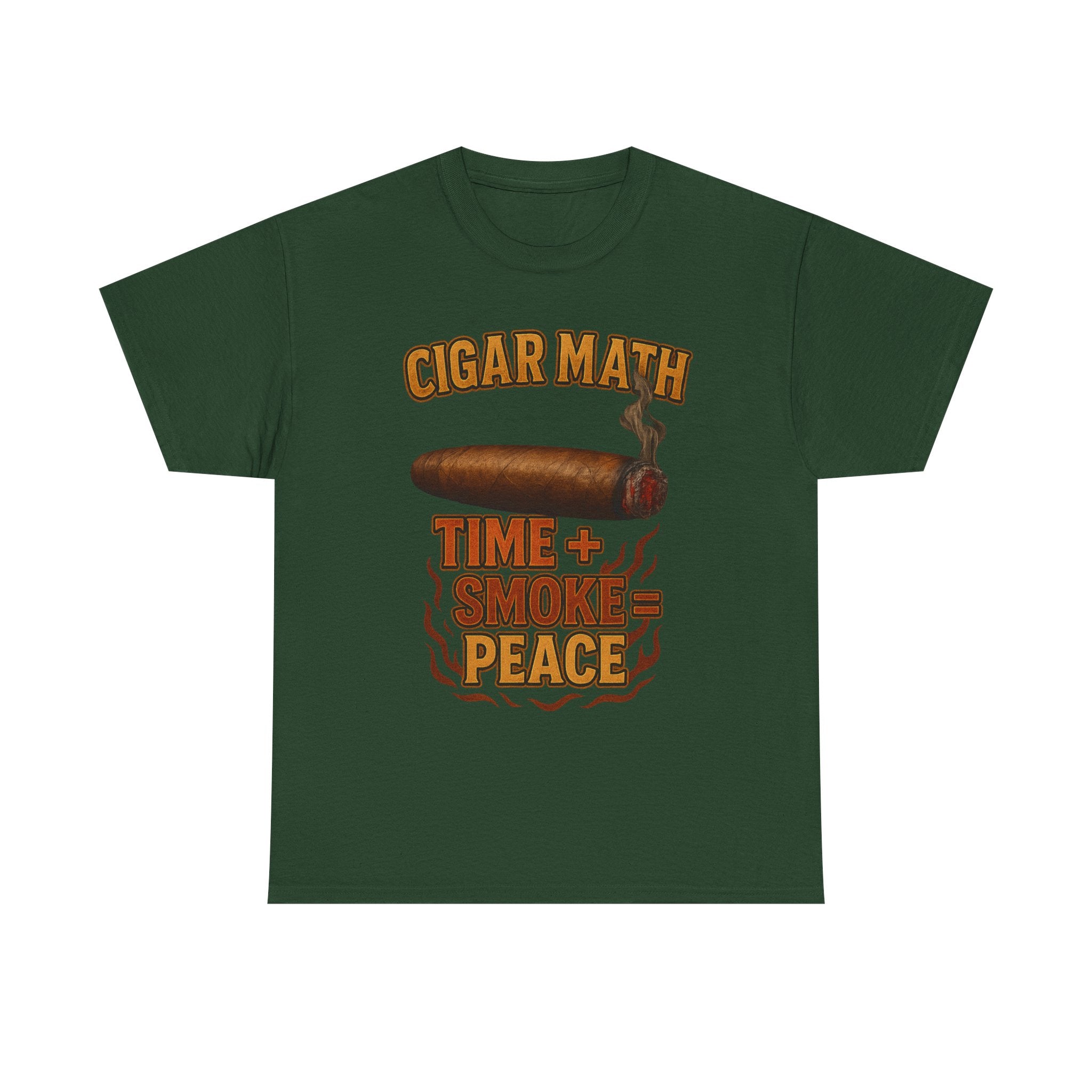 Cigar Math: Time + Smoke = Peace Tee