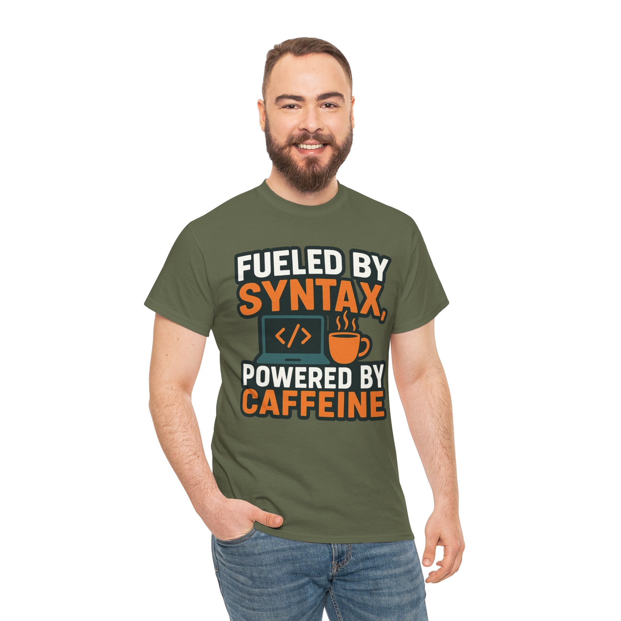 Fueled by Syntax, Powered by Caffeine Tee