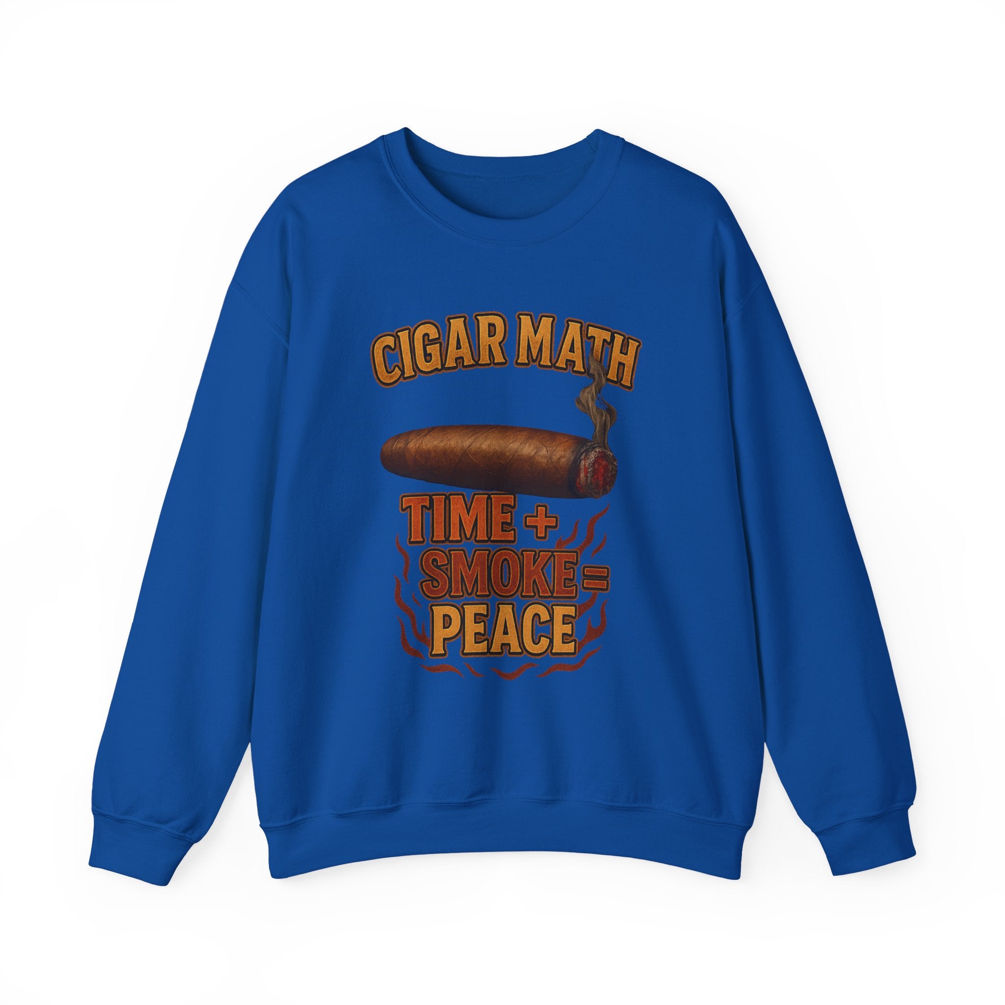 Cigar Math: Time + Smoke = Peace Sweatshirt