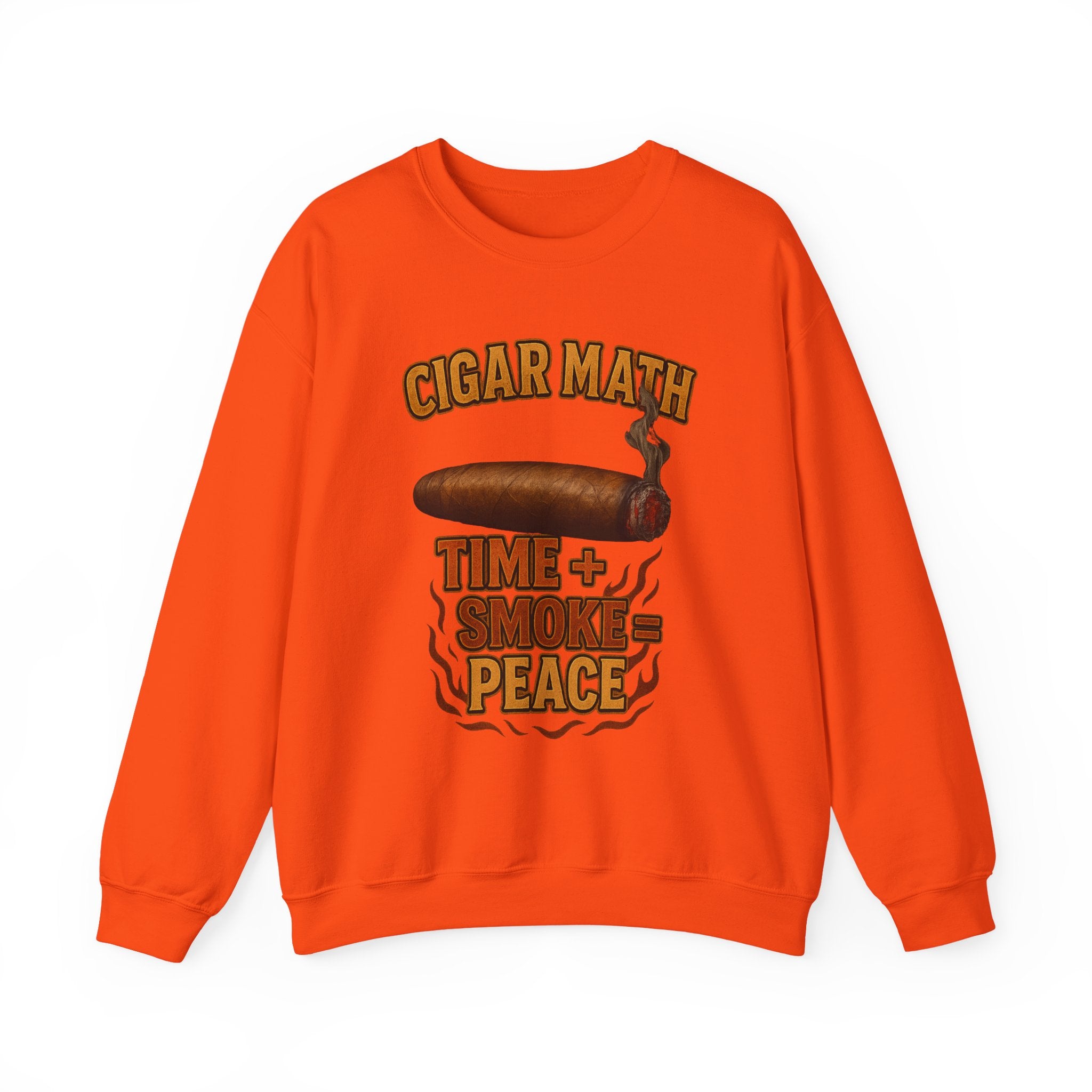 Cigar Math: Time + Smoke = Peace Sweatshirt