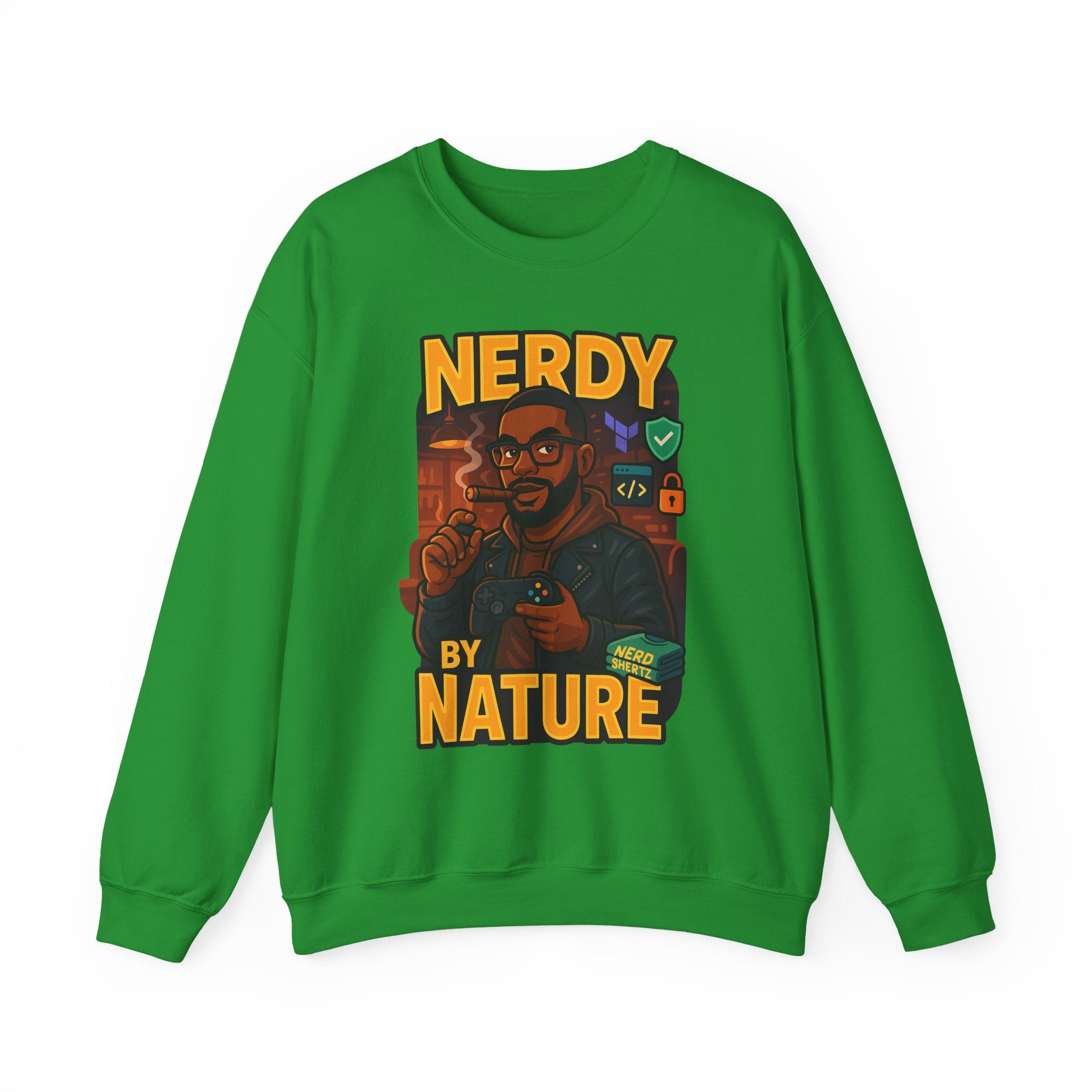 Nerdy by Nature Crewneck Sweatshirt