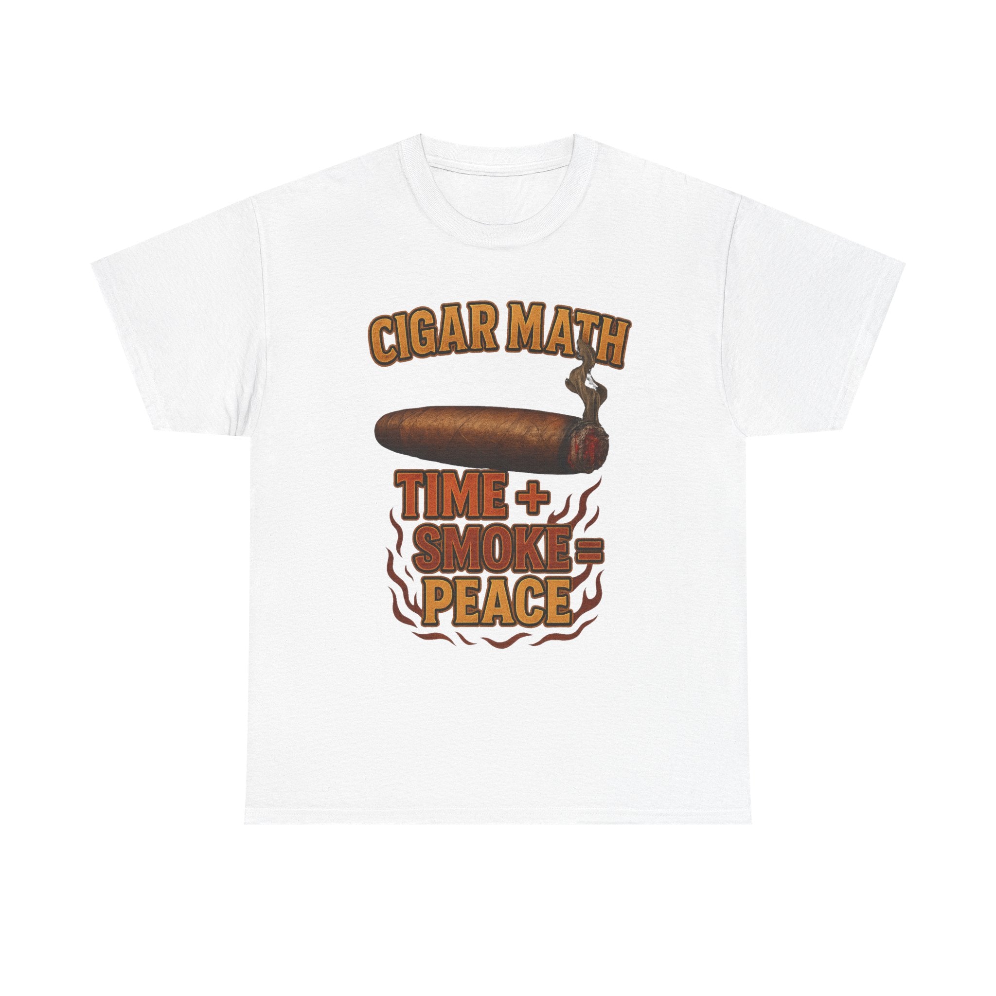 Cigar Math: Time + Smoke = Peace Tee