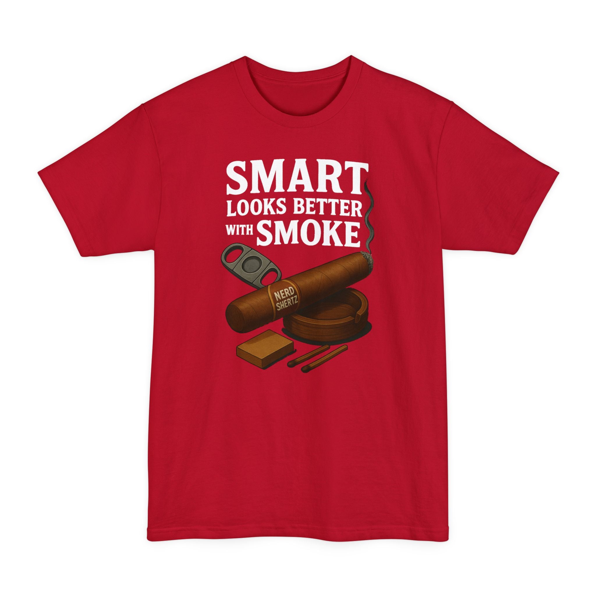 Smart Looks Better with Smoke Tall Tee