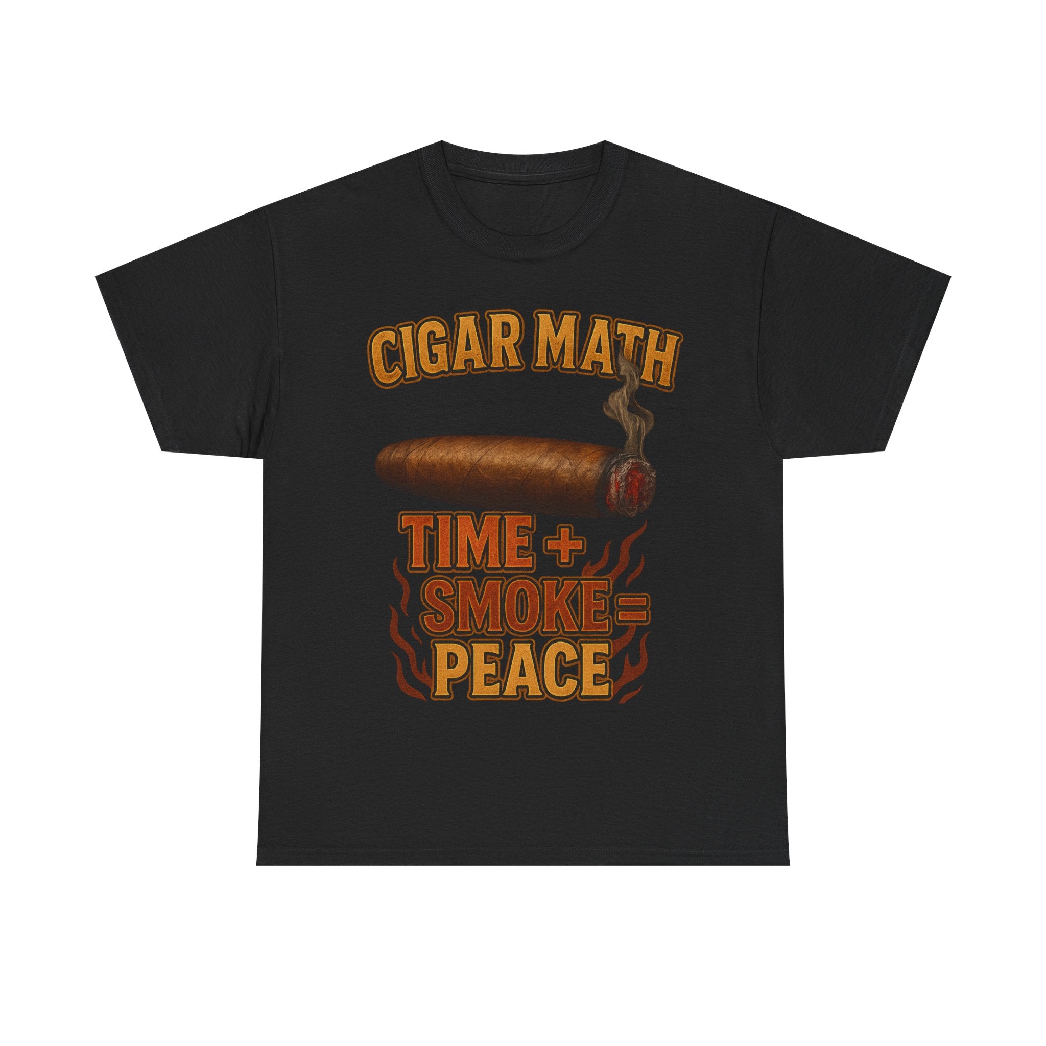 Cigar Math: Time + Smoke = Peace Tee