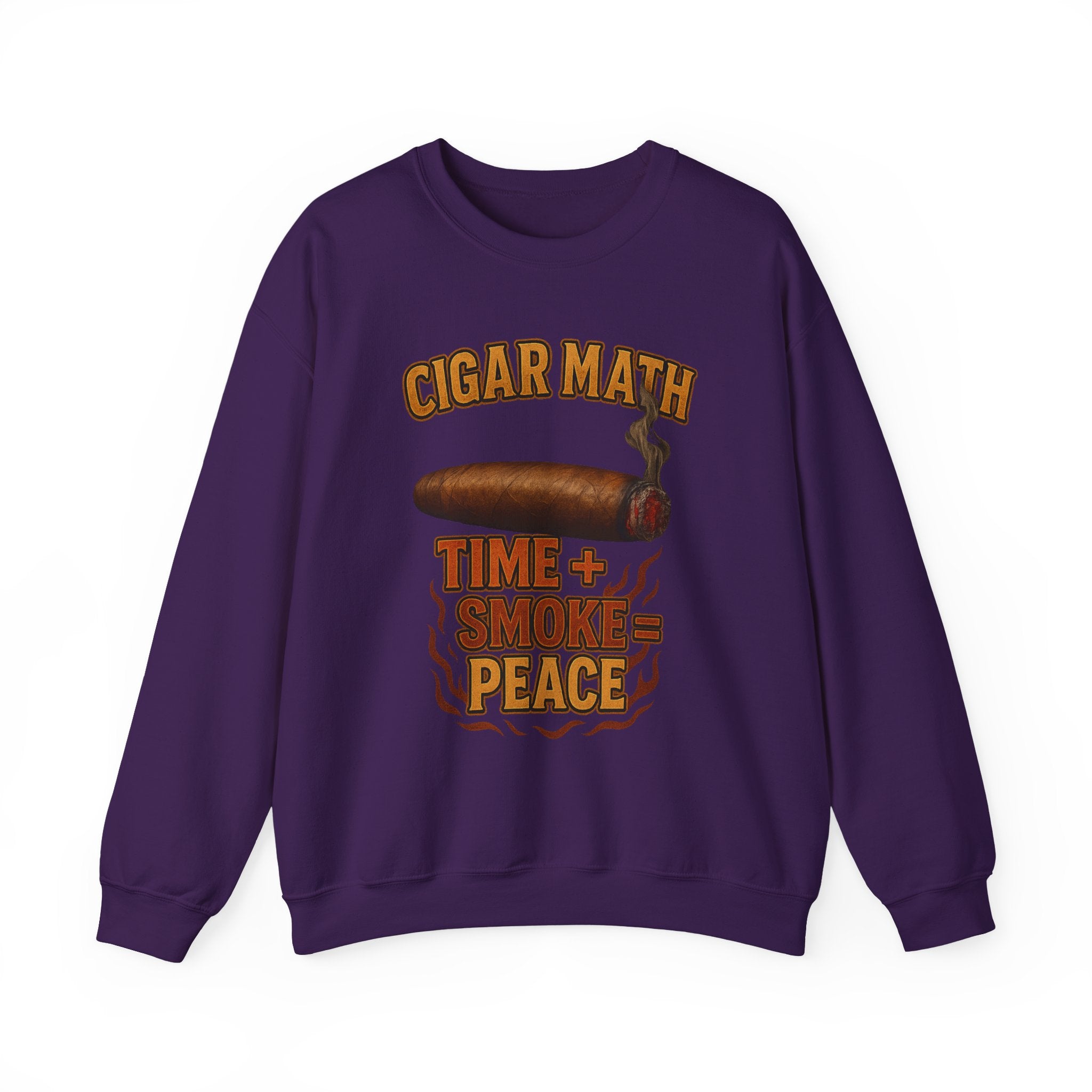 Cigar Math: Time + Smoke = Peace Sweatshirt