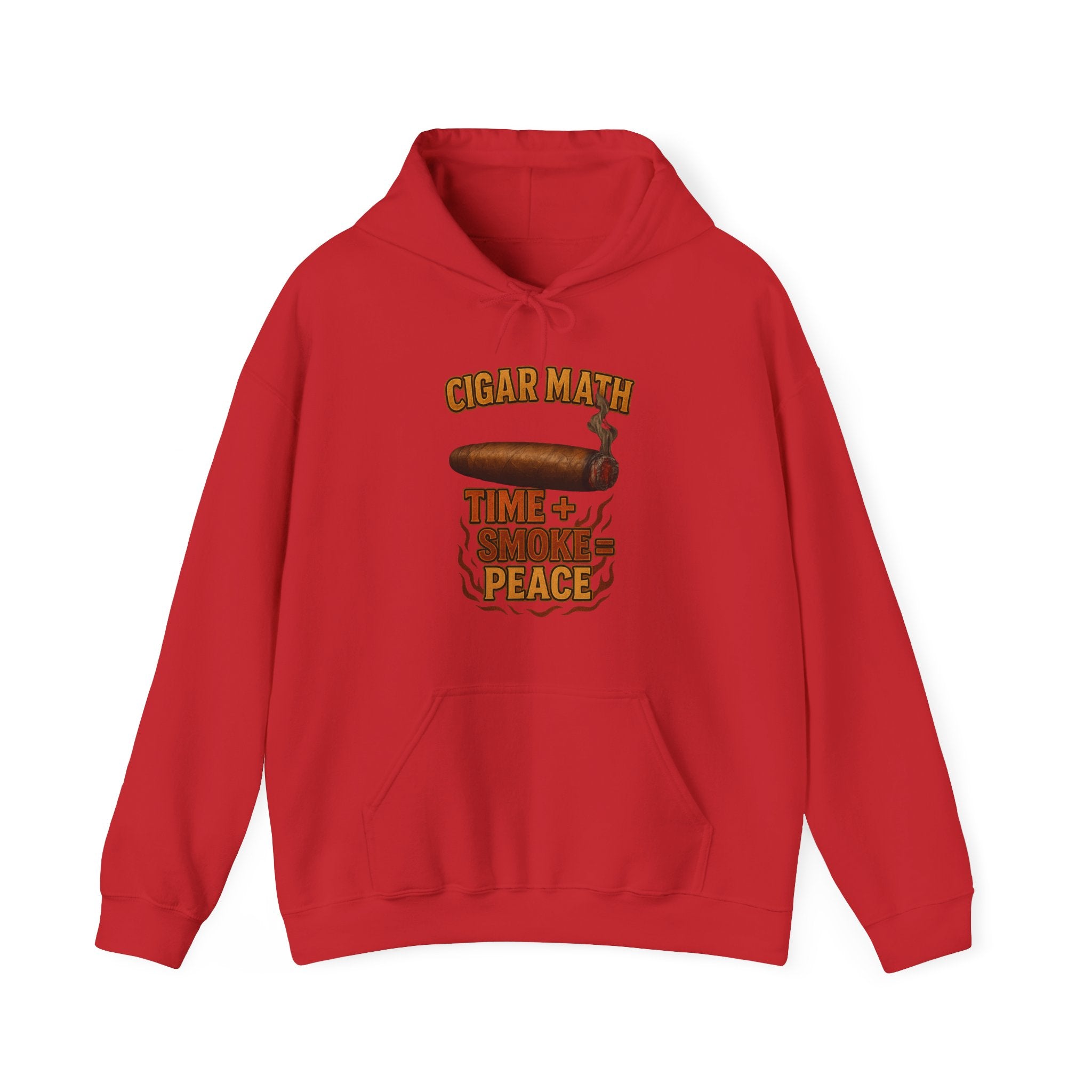 Cigar Math: Time + Smoke = Peace Hoodie