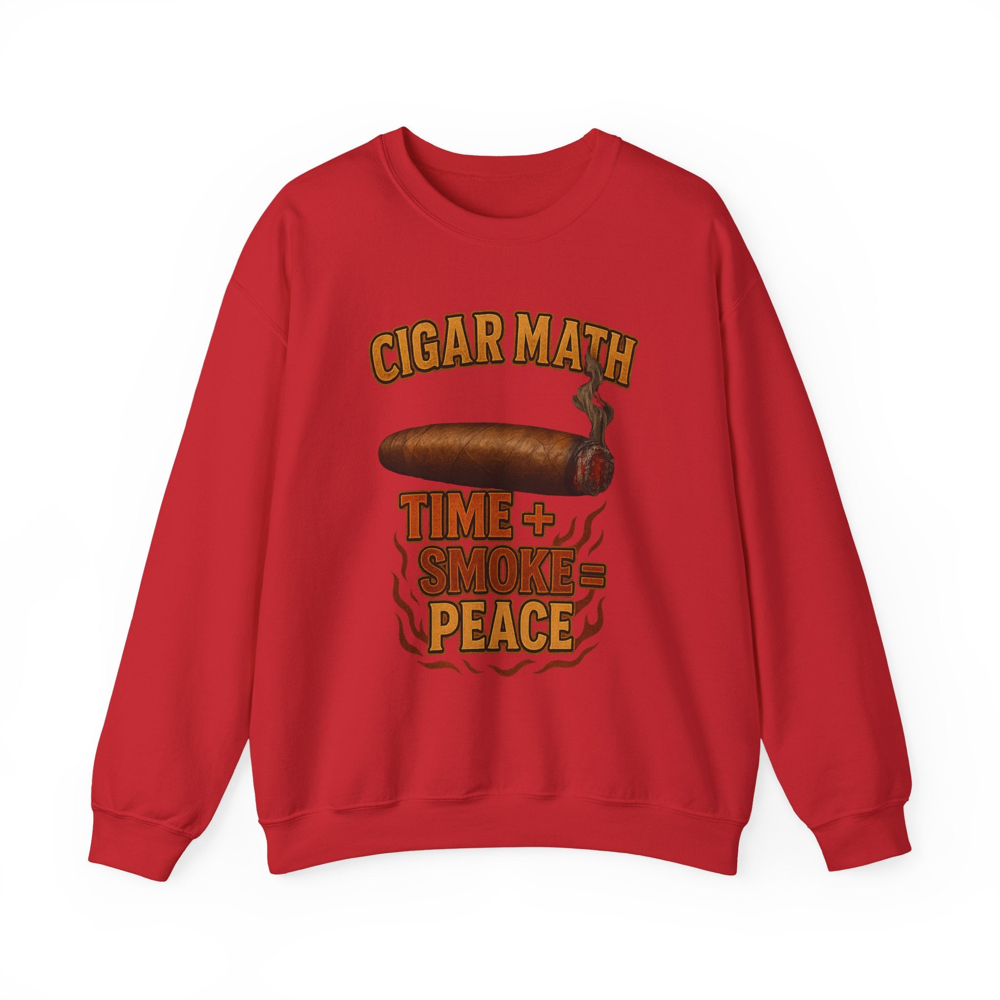 Cigar Math: Time + Smoke = Peace Sweatshirt