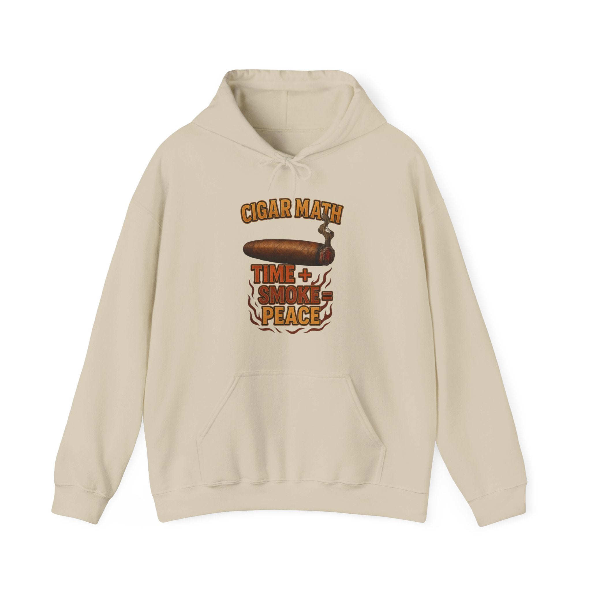 Cigar Math: Time + Smoke = Peace Hoodie