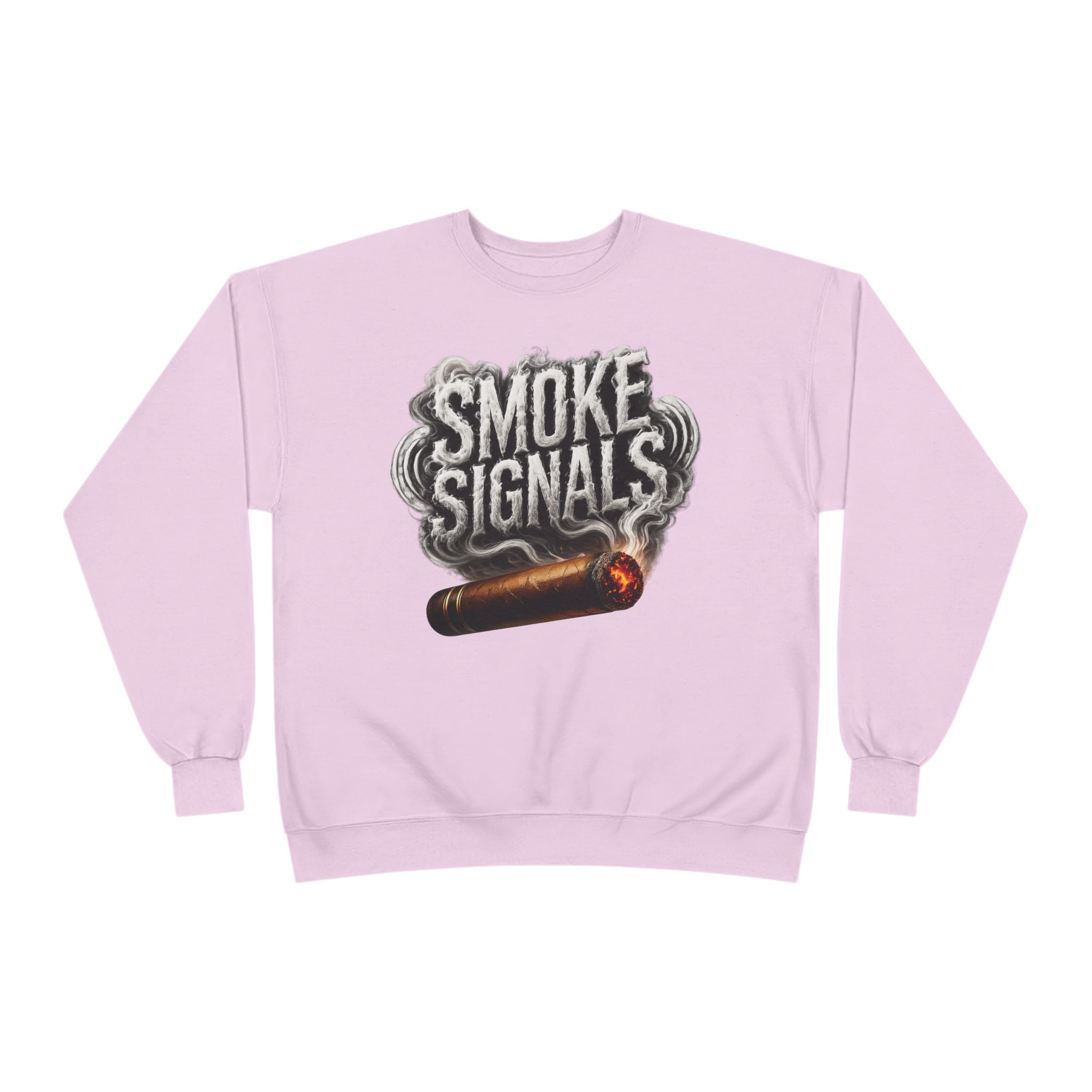 Smoke Signals Crewneck Sweatshirt  with Pockets
