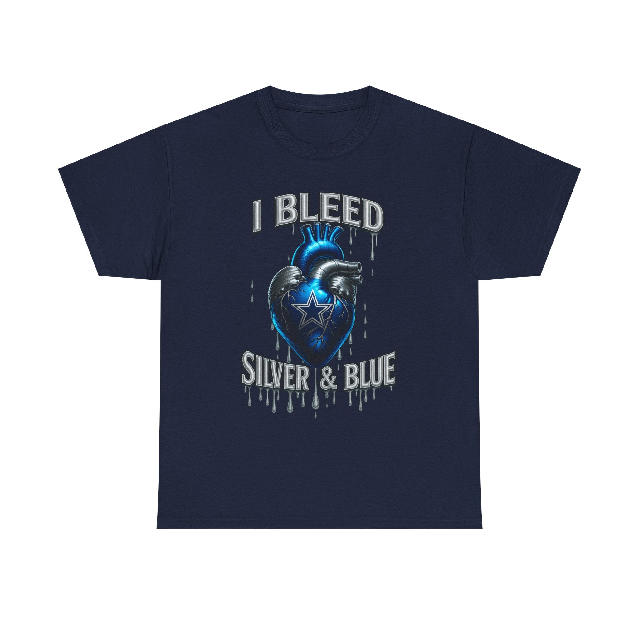 I Bleed Silver & Blue Tee