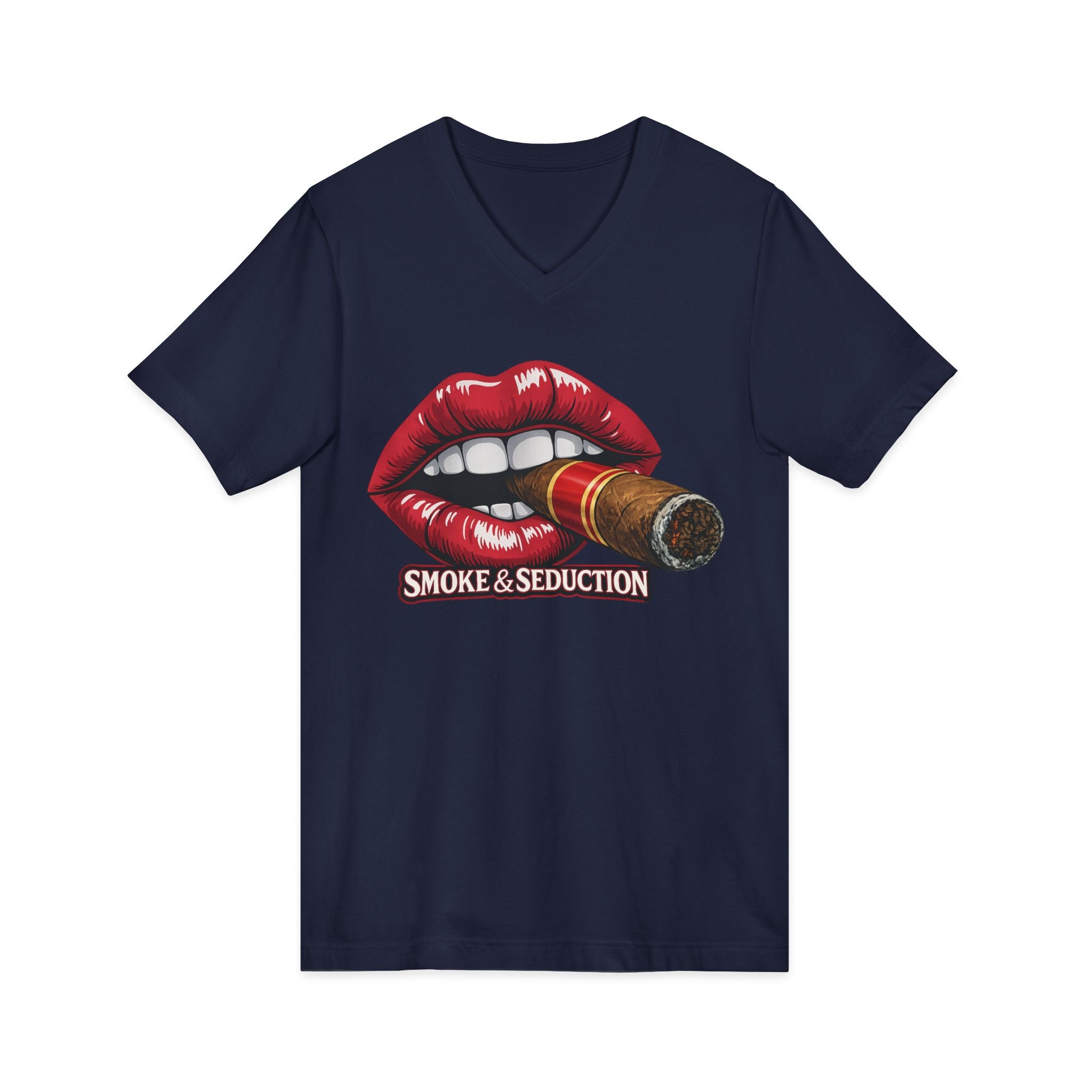 Ladies Smoke & Seduction V-Neck Tee