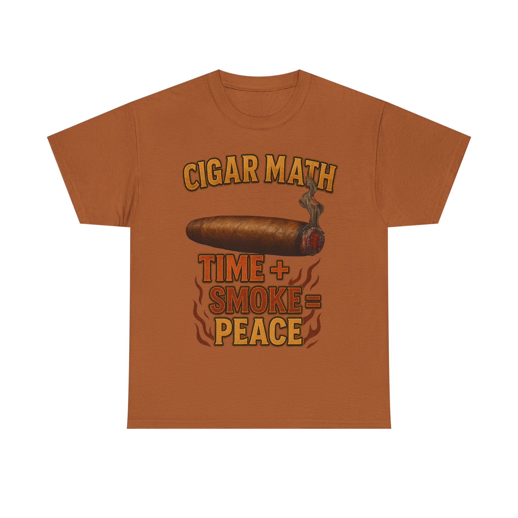 Cigar Math: Time + Smoke = Peace Tee