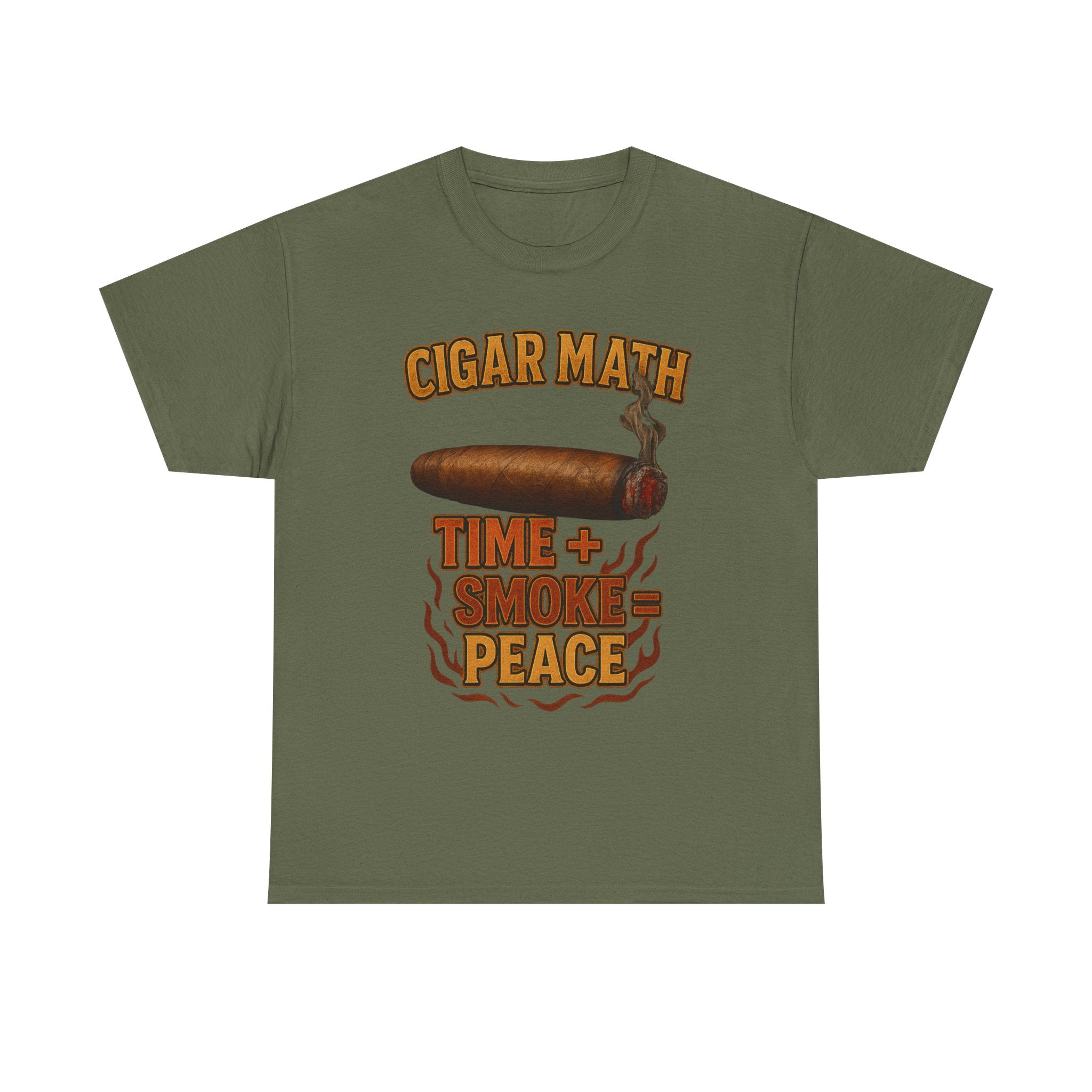 Cigar Math: Time + Smoke = Peace Tee
