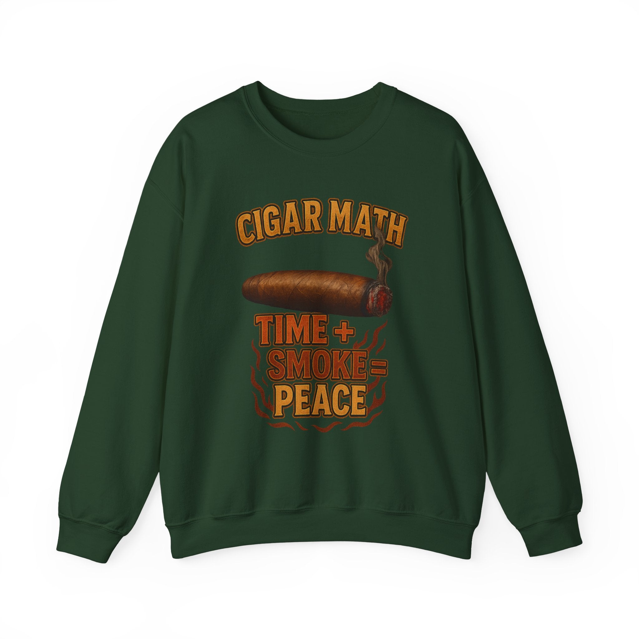Cigar Math: Time + Smoke = Peace Sweatshirt