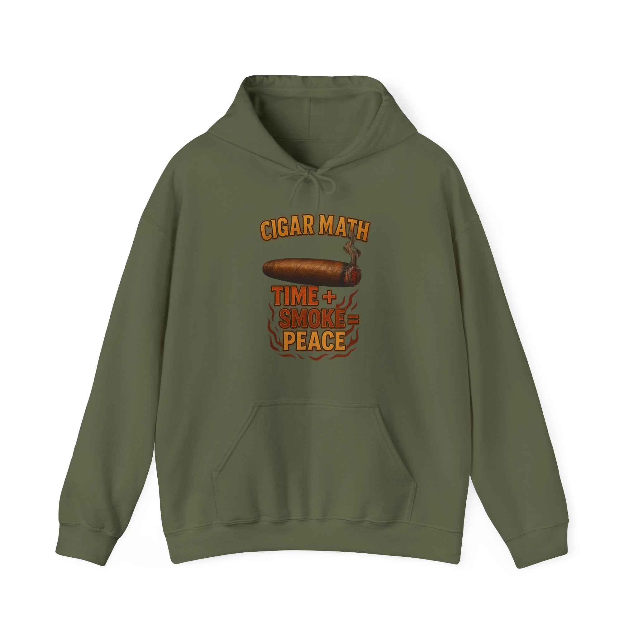 Cigar Math: Time + Smoke = Peace Hoodie