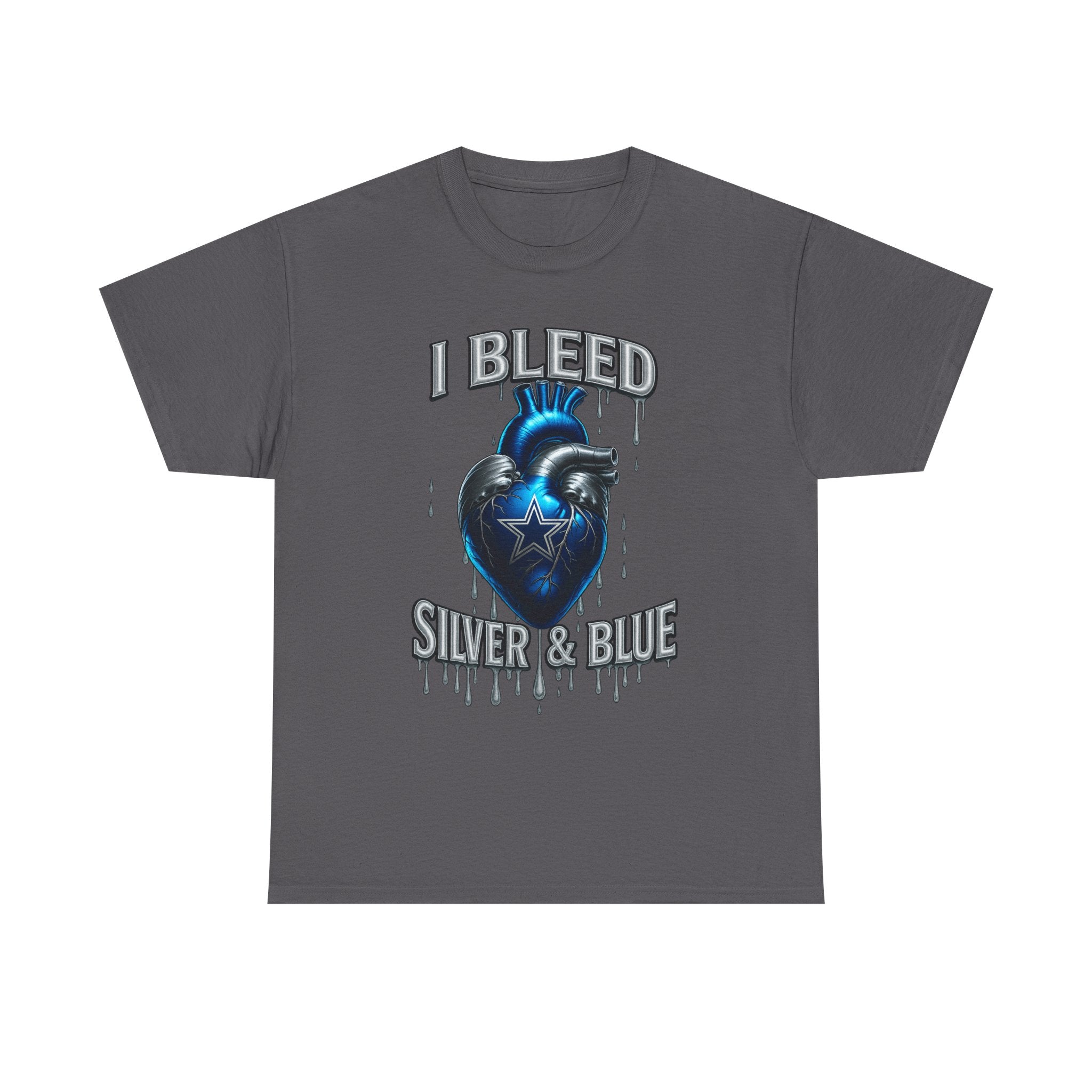 I Bleed Silver & Blue Tee