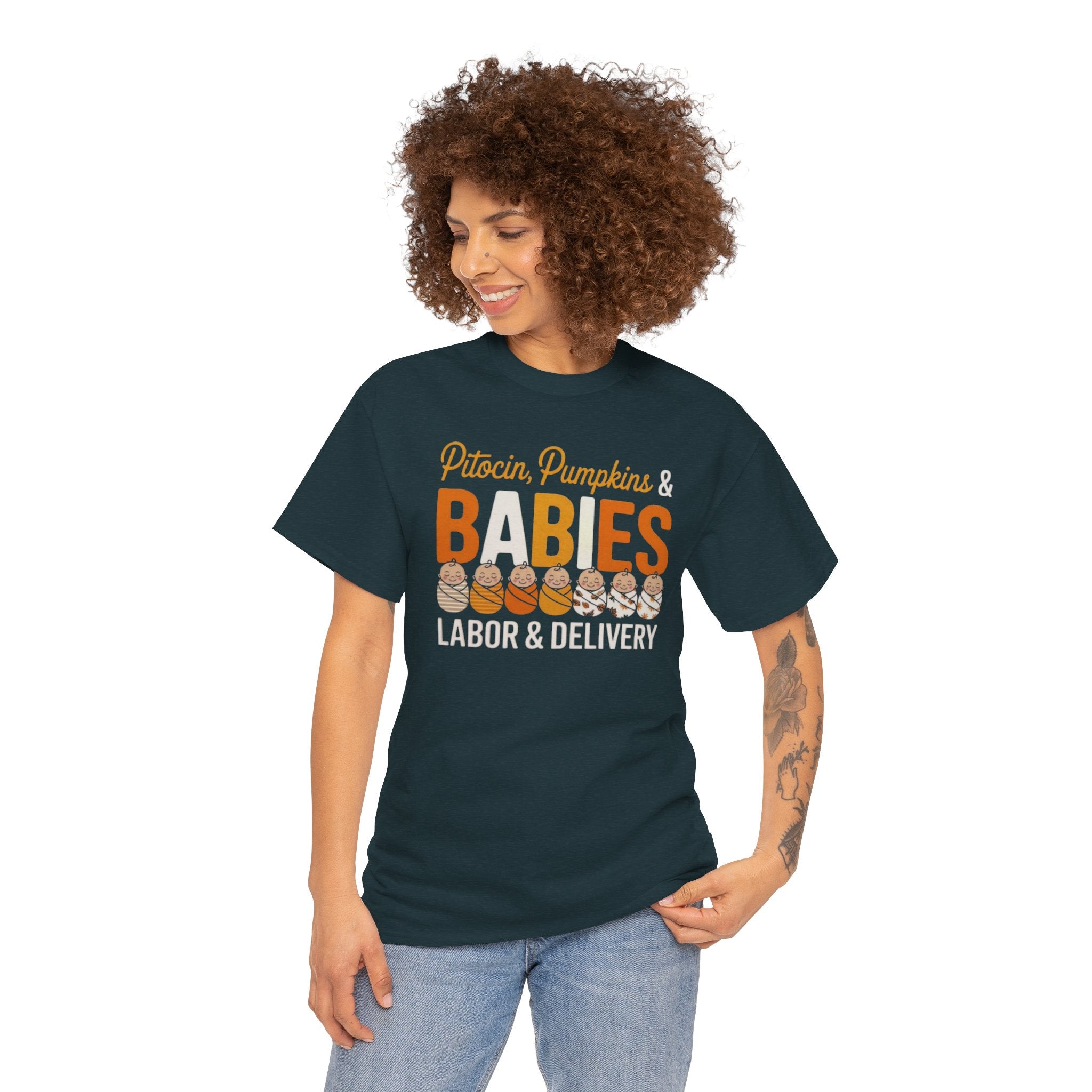 Pitocin, Pumpkins, and Babies Tee