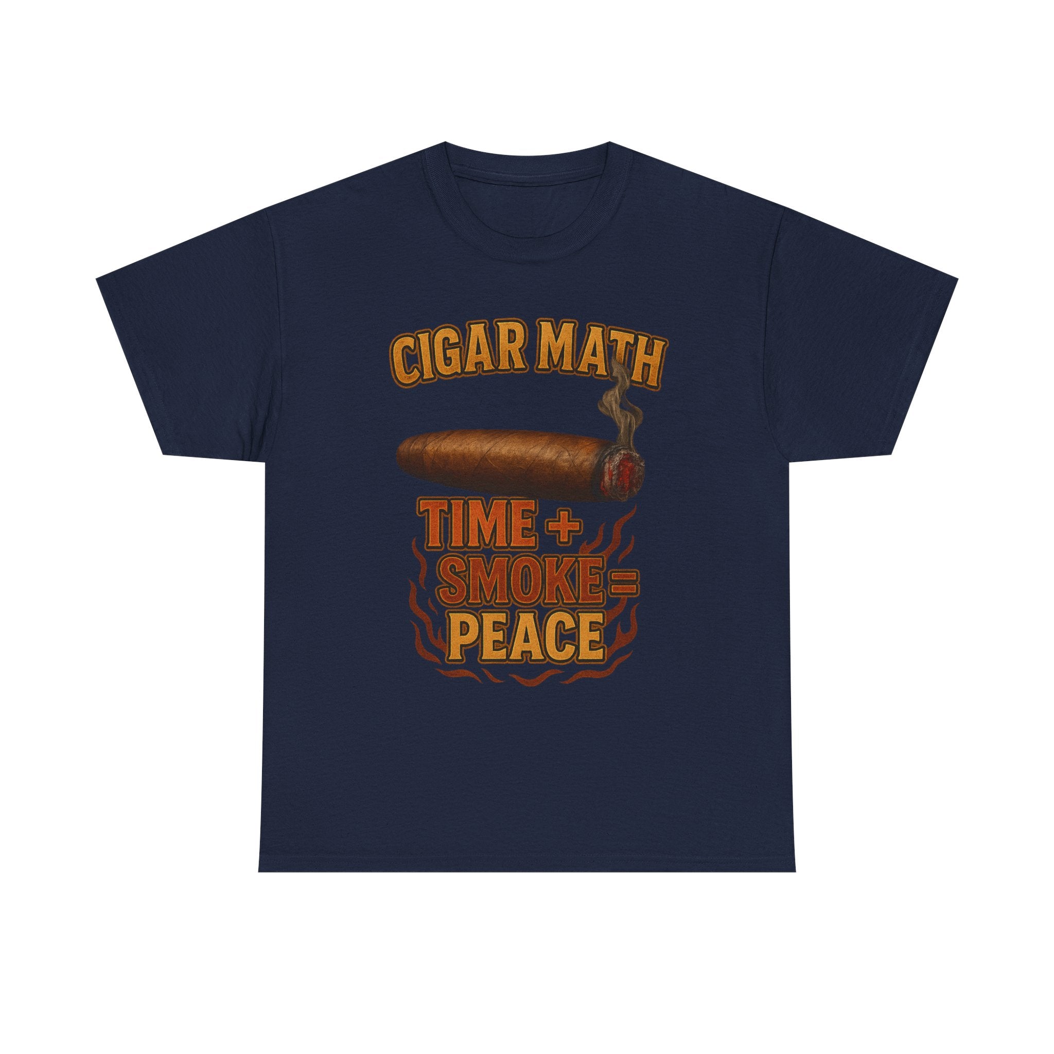 Cigar Math: Time + Smoke = Peace Tee